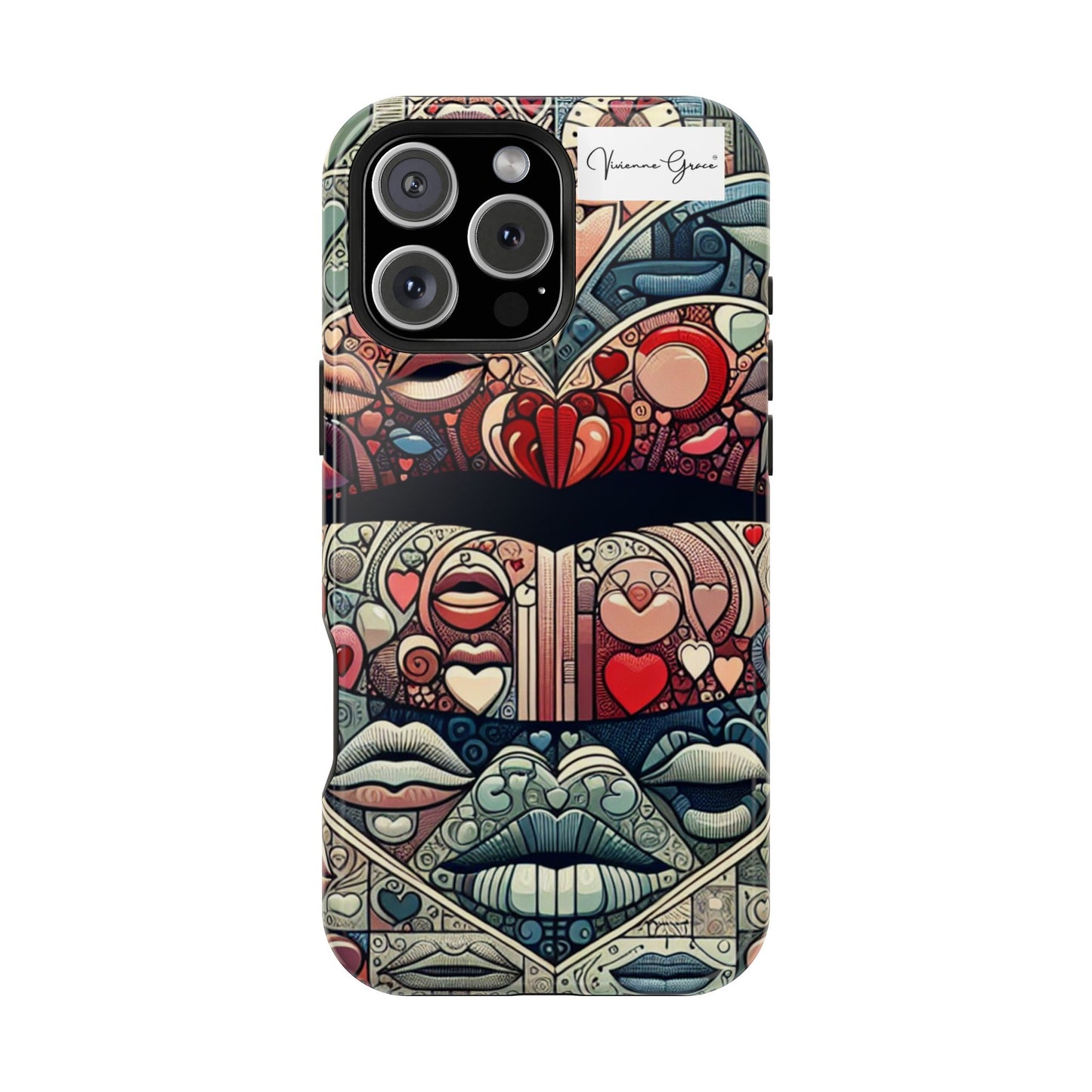 IPhone - Impact-Resistant Cases - BLUE LIPS - Vivienne Grace