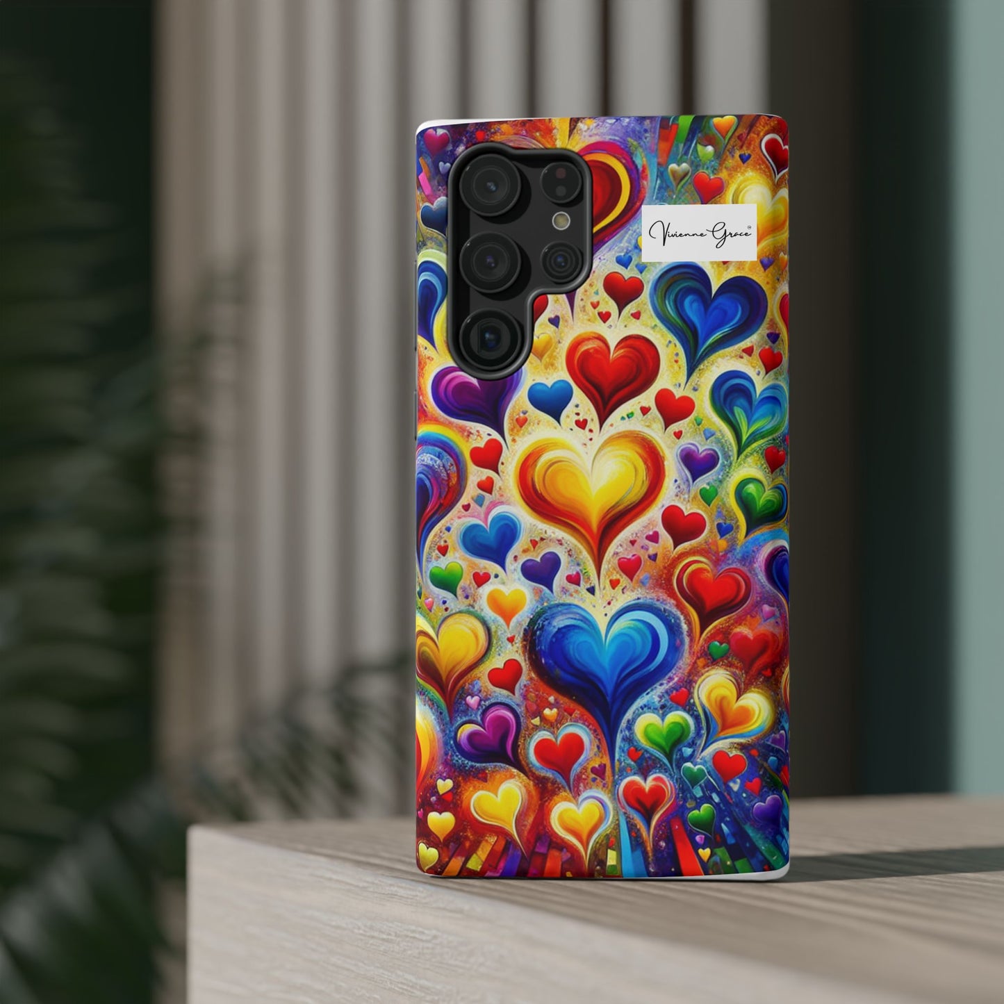 Samsung Galaxy - Impact-Resistant Case - BRIGHT HEARTS - Vivienne Grace