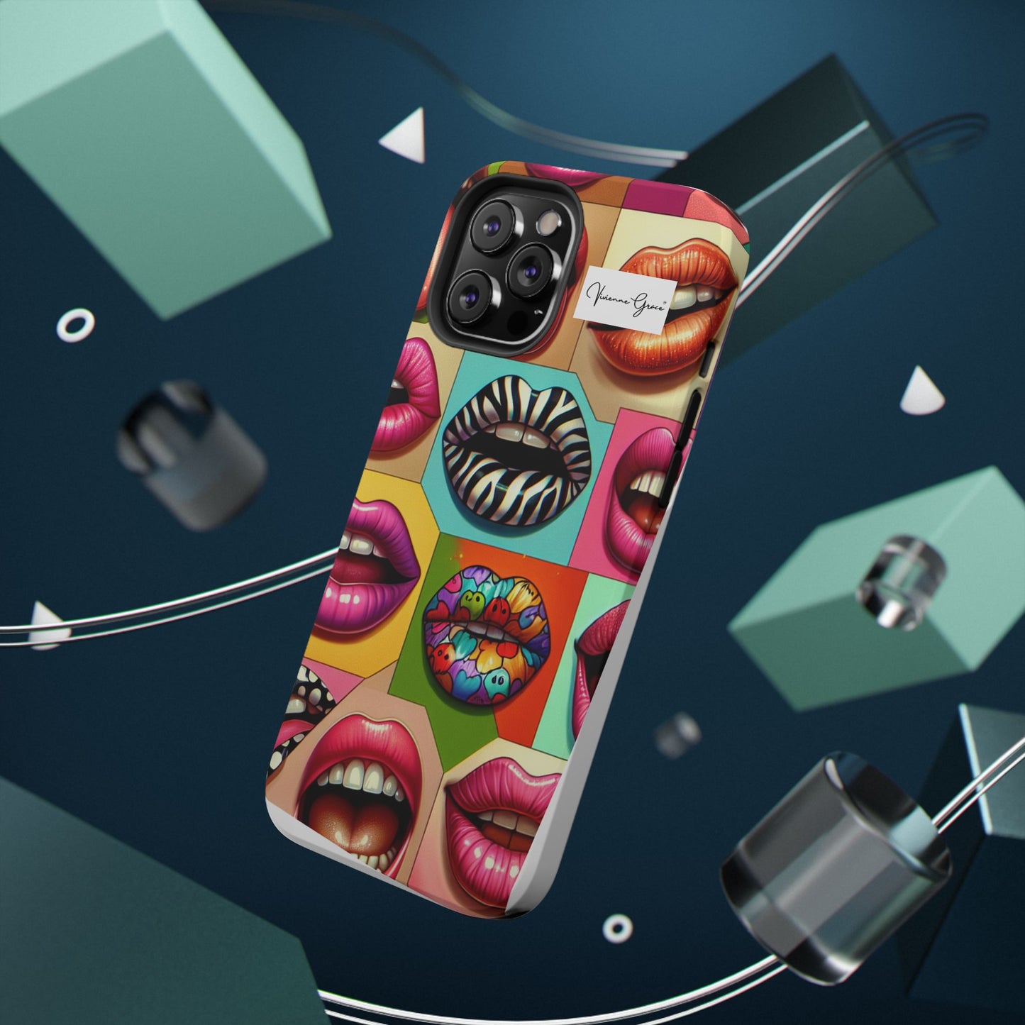 IPhone - Impact-Resistant Case - LIPS - Vivienne Grace