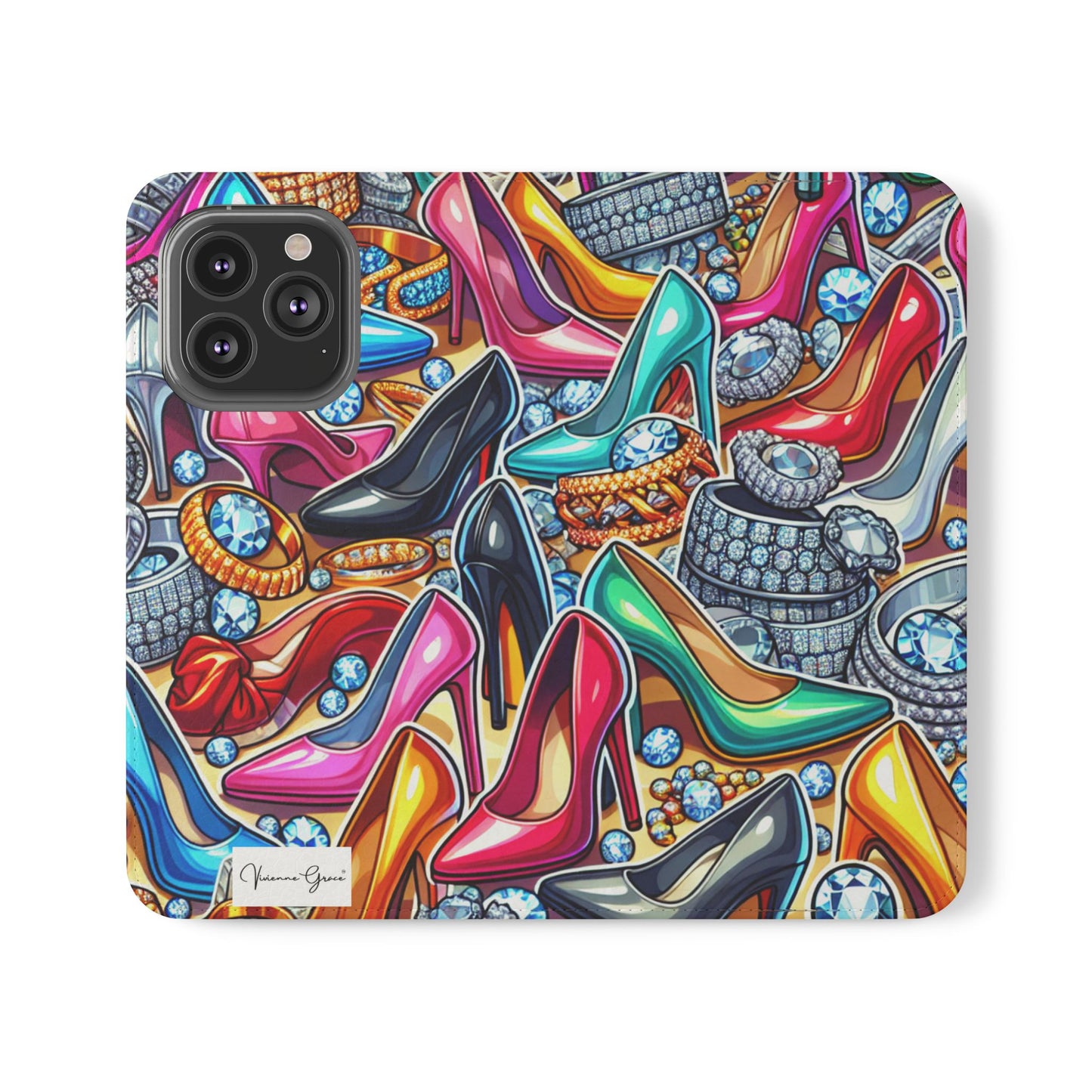 IPhone - Flip Case - STILETTO HEELS - Vivienne Grace