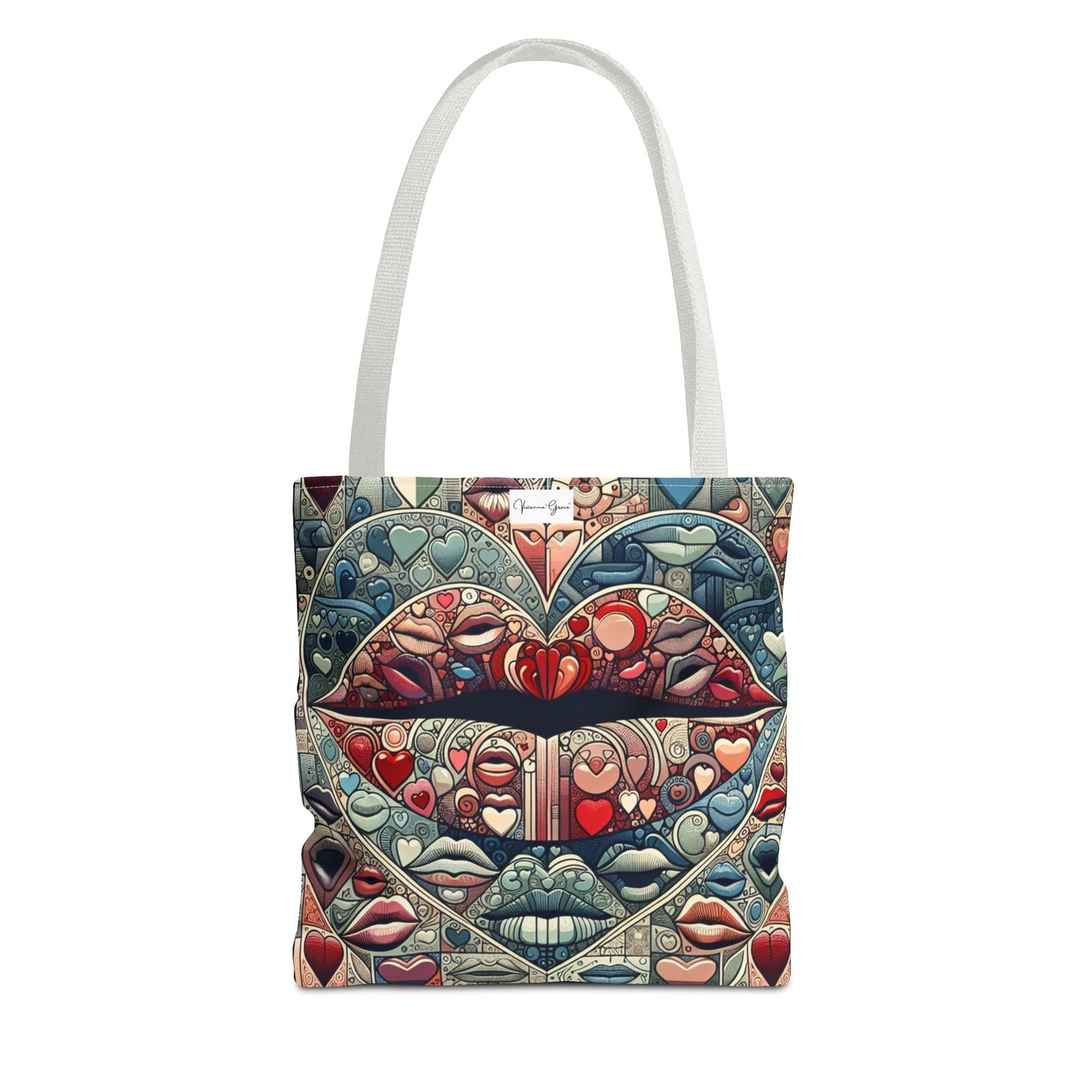 Tote Bag - BLUE LIPS - Vivienne Grace