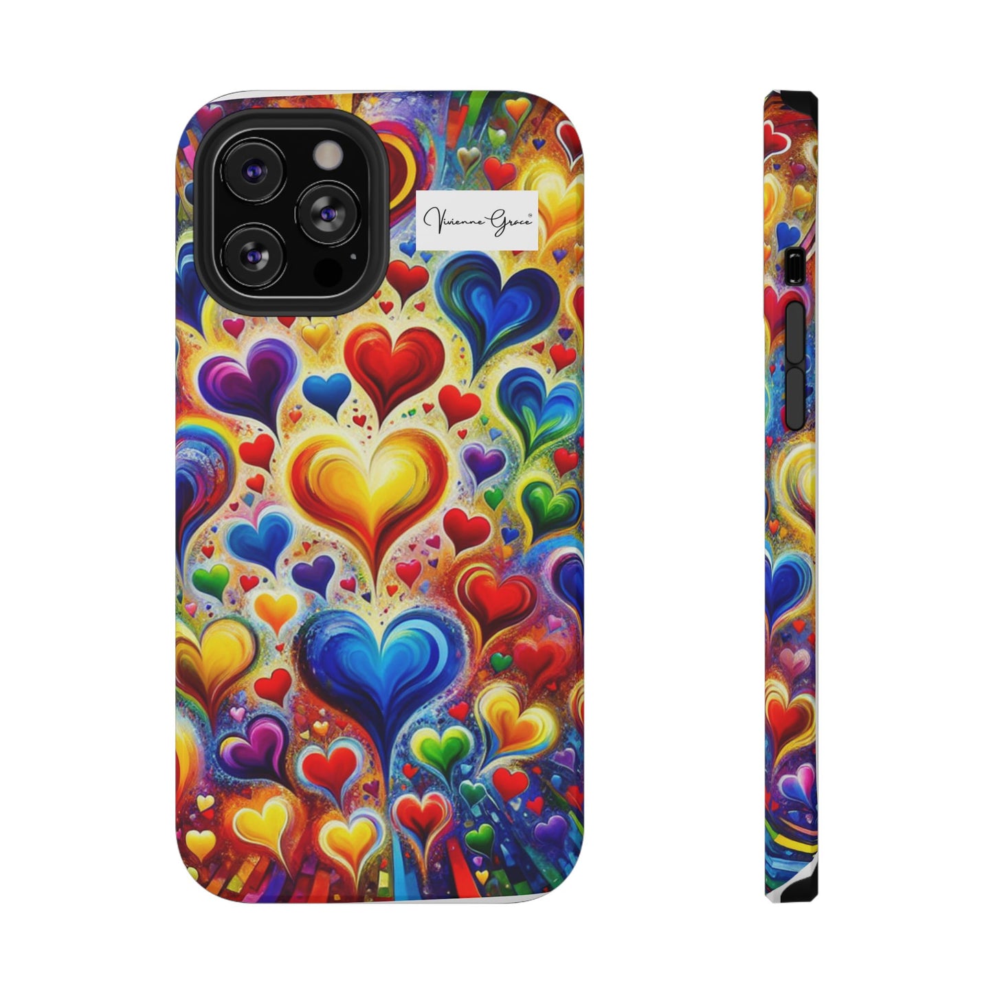 IPhone - Impact-Resistant Case - BRIGHT HEARTS - Vivienne Grace