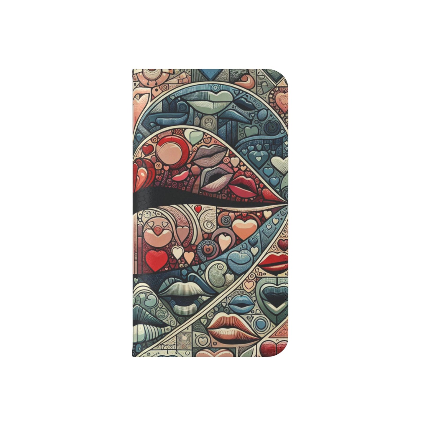IPhone - Flip Case - BLUE LIPS - Vivienne Grace