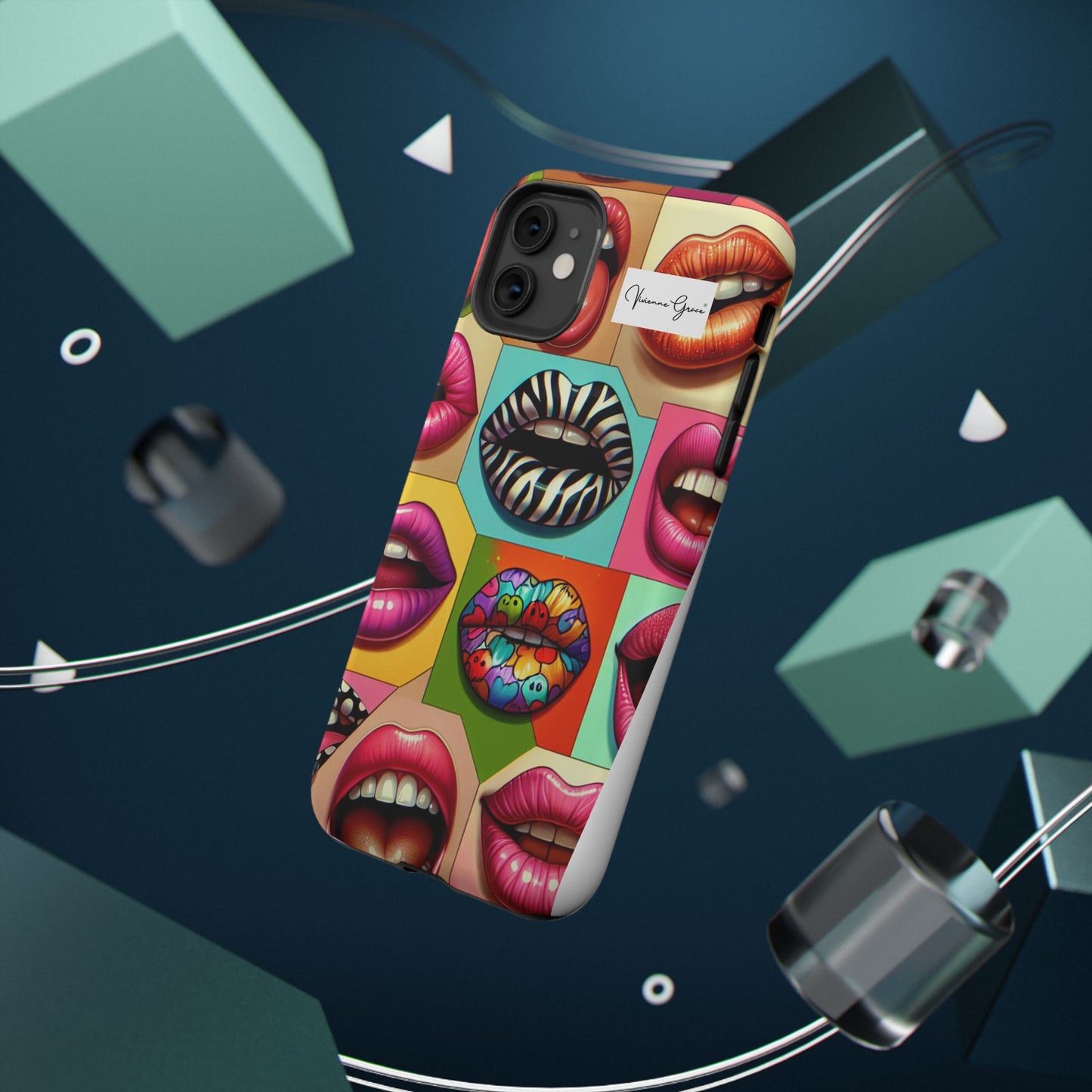 IPhone - Impact-Resistant Case - LIPS - Vivienne Grace