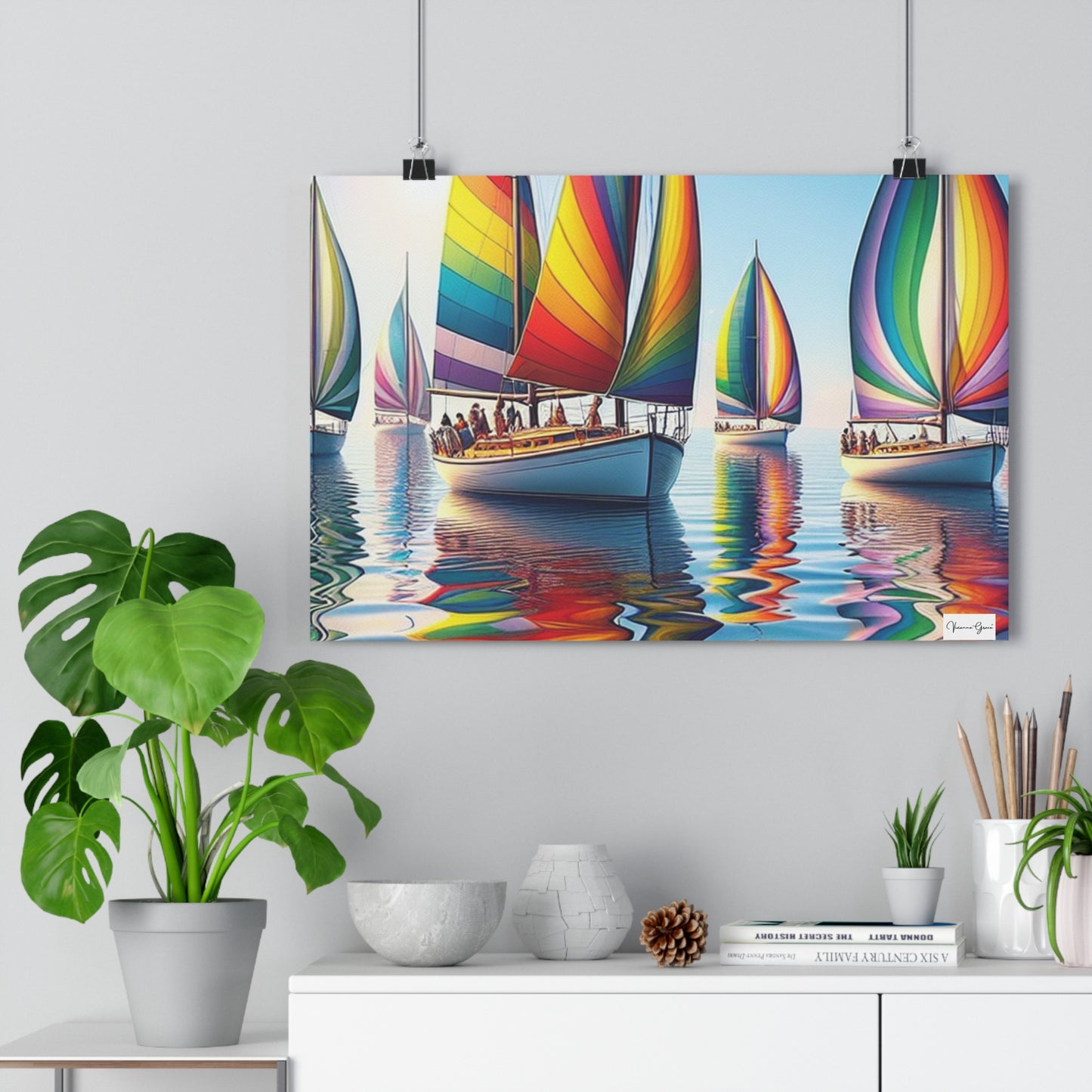 Giclée Art Print - SAILBOATS - Vivienne Grace