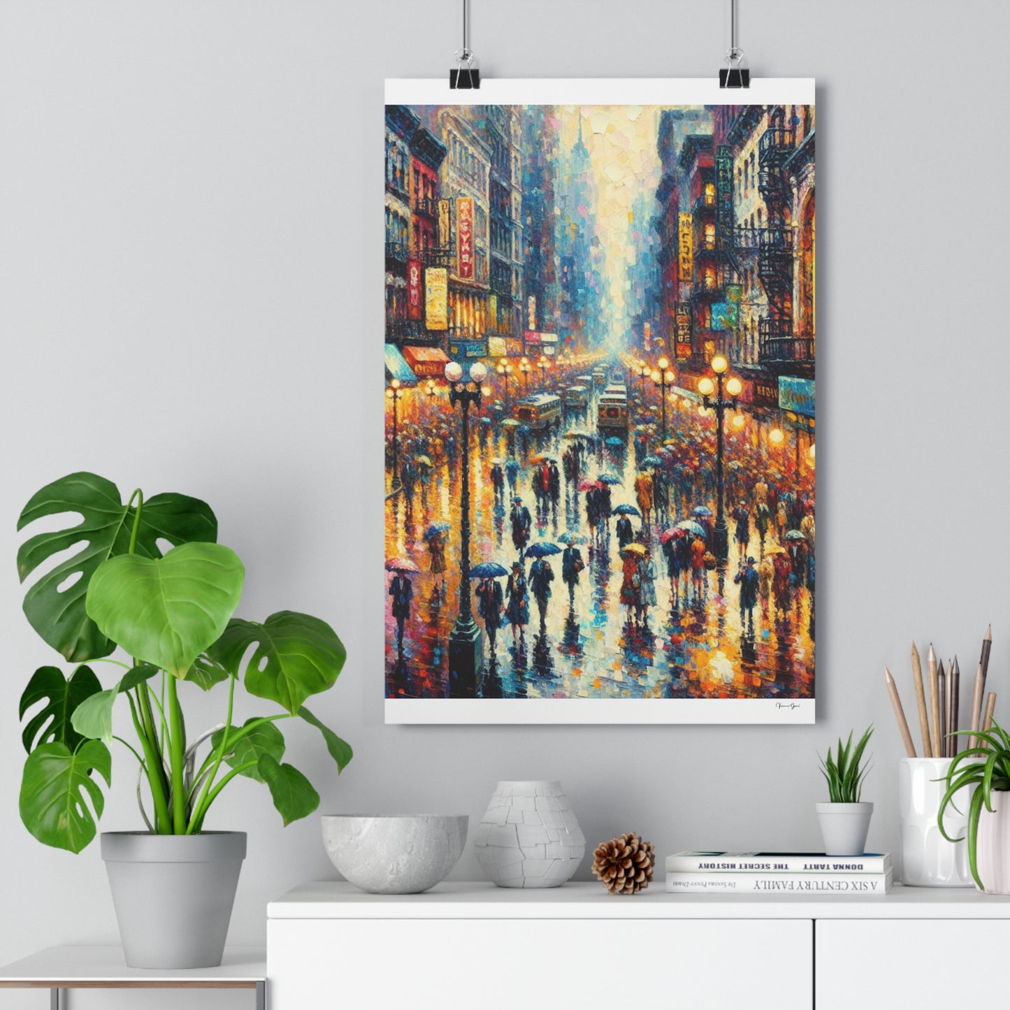 Giclée Art Print - New York Rain - Vivienne Grace