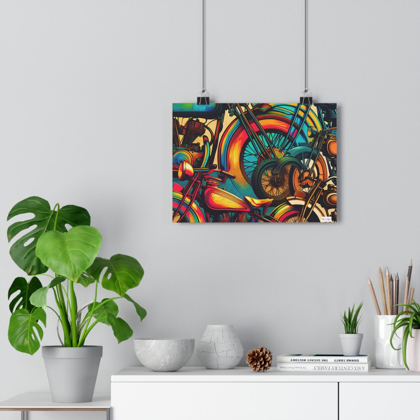 Giclée Art Print - Motorcycles - Vivienne Grace