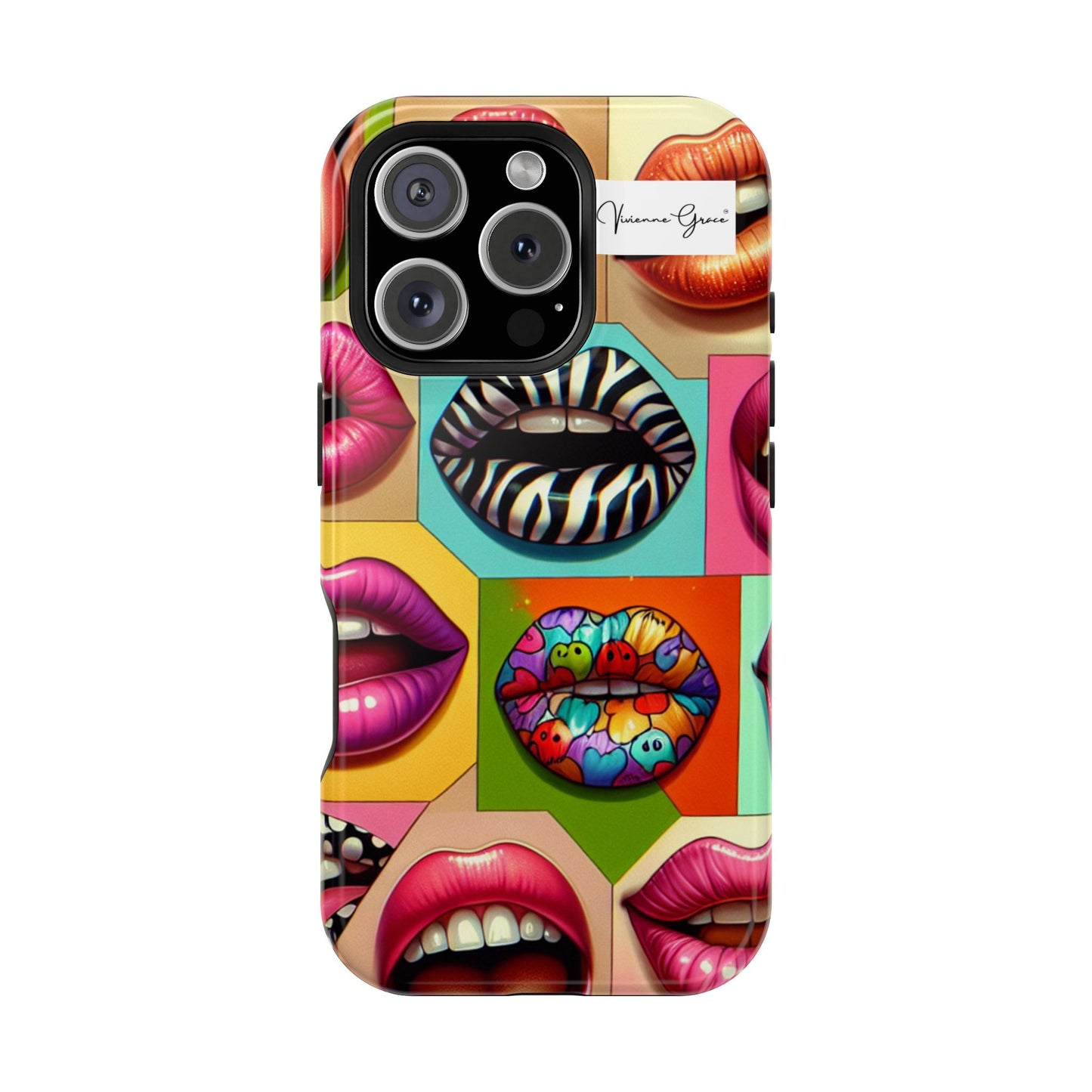 IPhone - Impact-Resistant Case - LIPS - Vivienne Grace