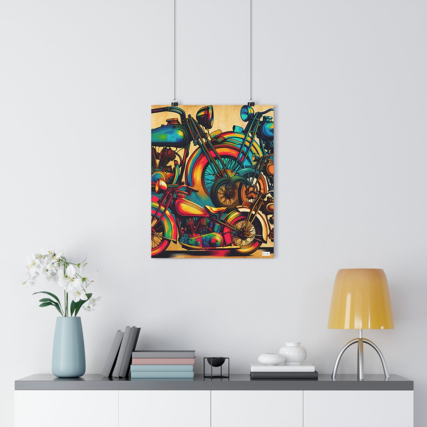 Giclée Art Print - Motorcycles - Vivienne Grace