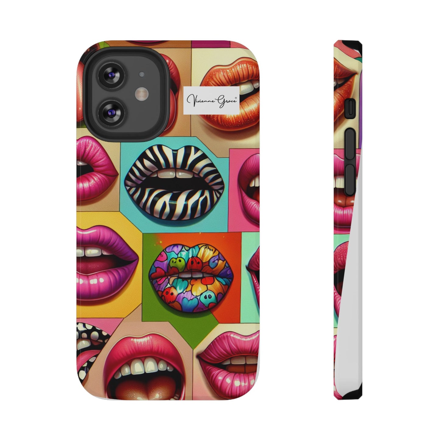 IPhone - Impact-Resistant Case - LIPS - Vivienne Grace