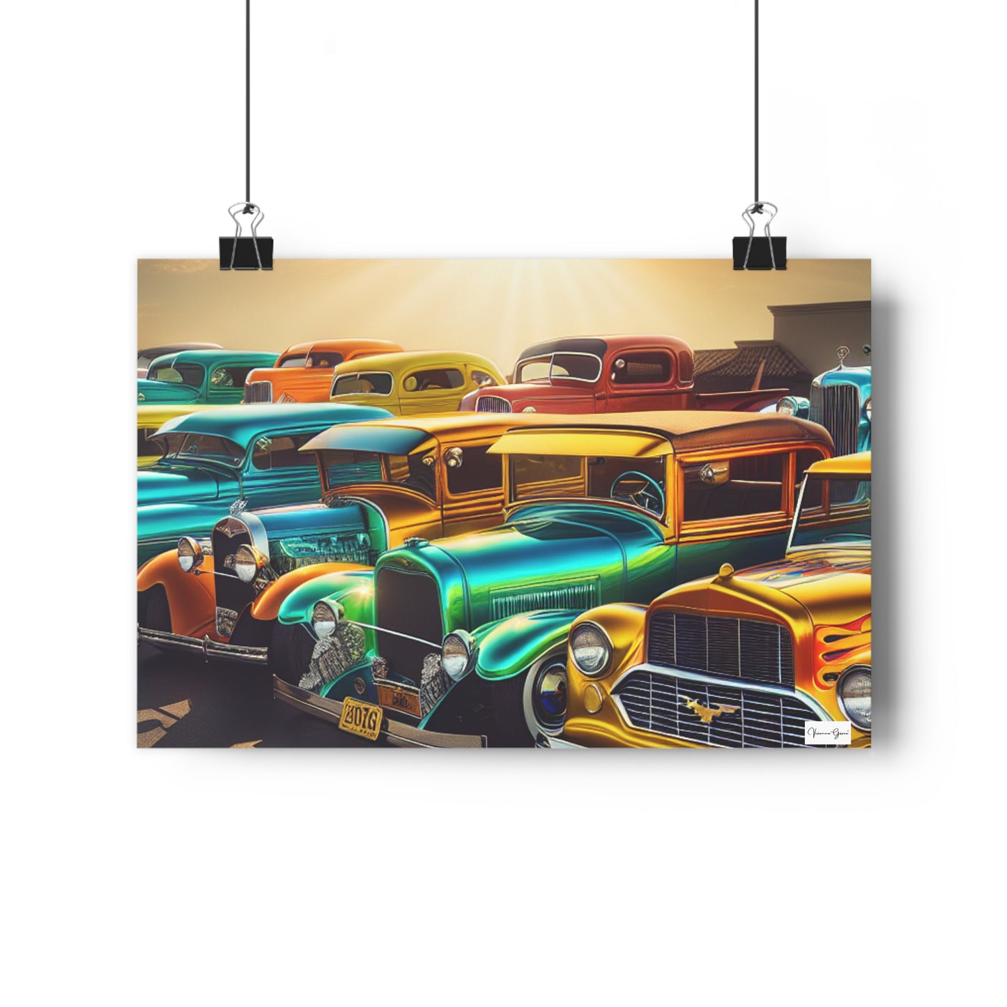 Giclée Art Print - HISTORIC CARS - Vivienne Grace