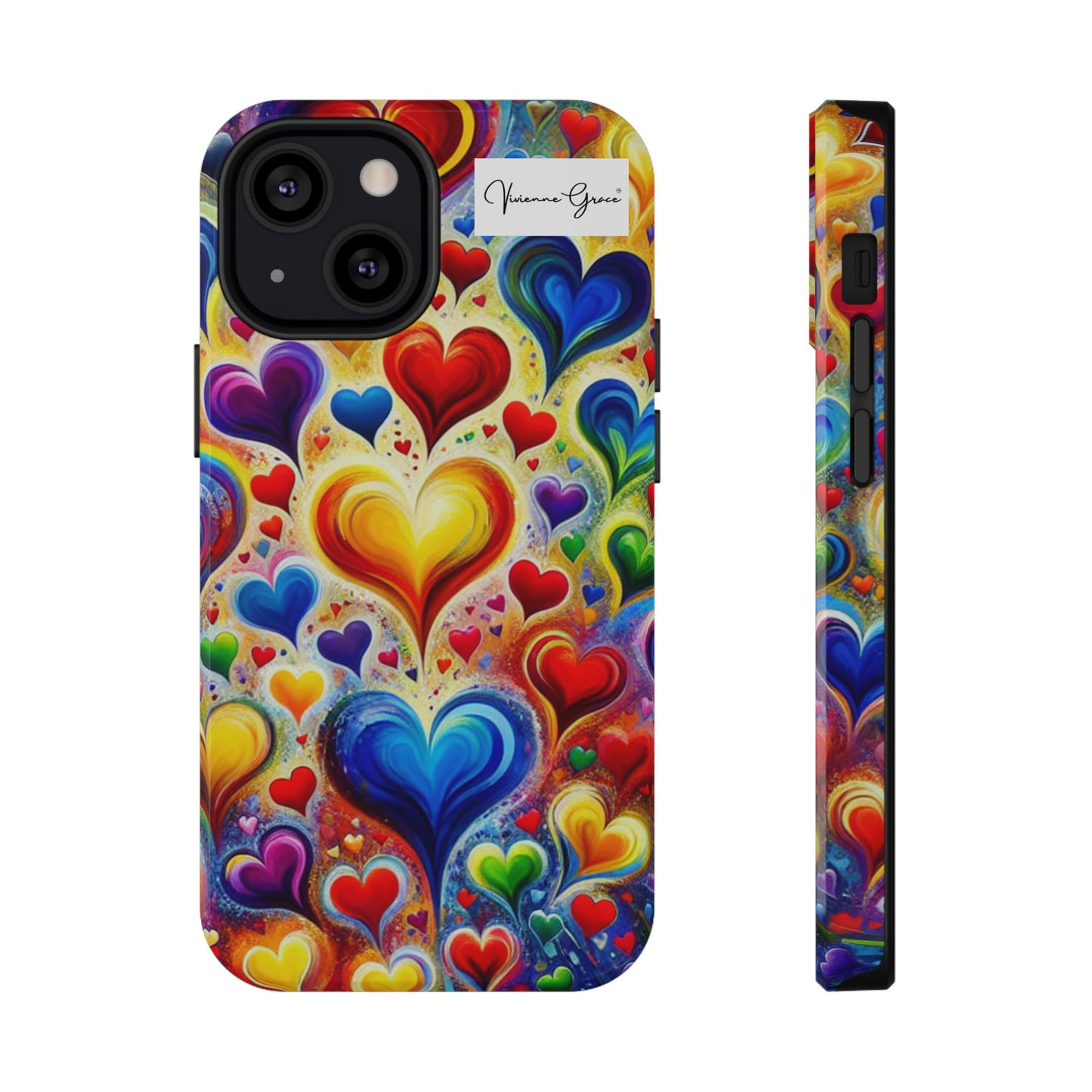 IPhone - Impact-Resistant Case - BRIGHT HEARTS - Vivienne Grace