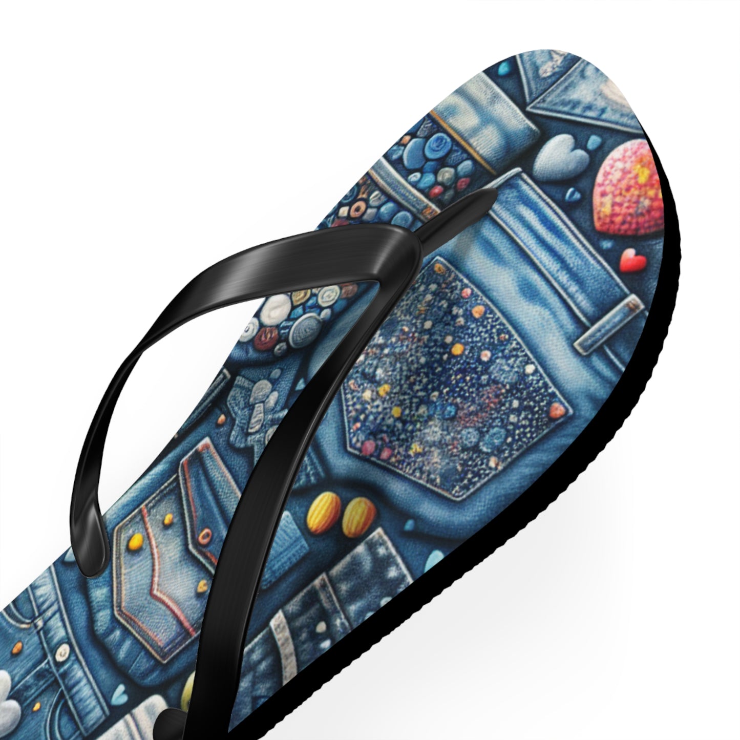 Flip Flops - BLUE JEANS - Vivienne Grace