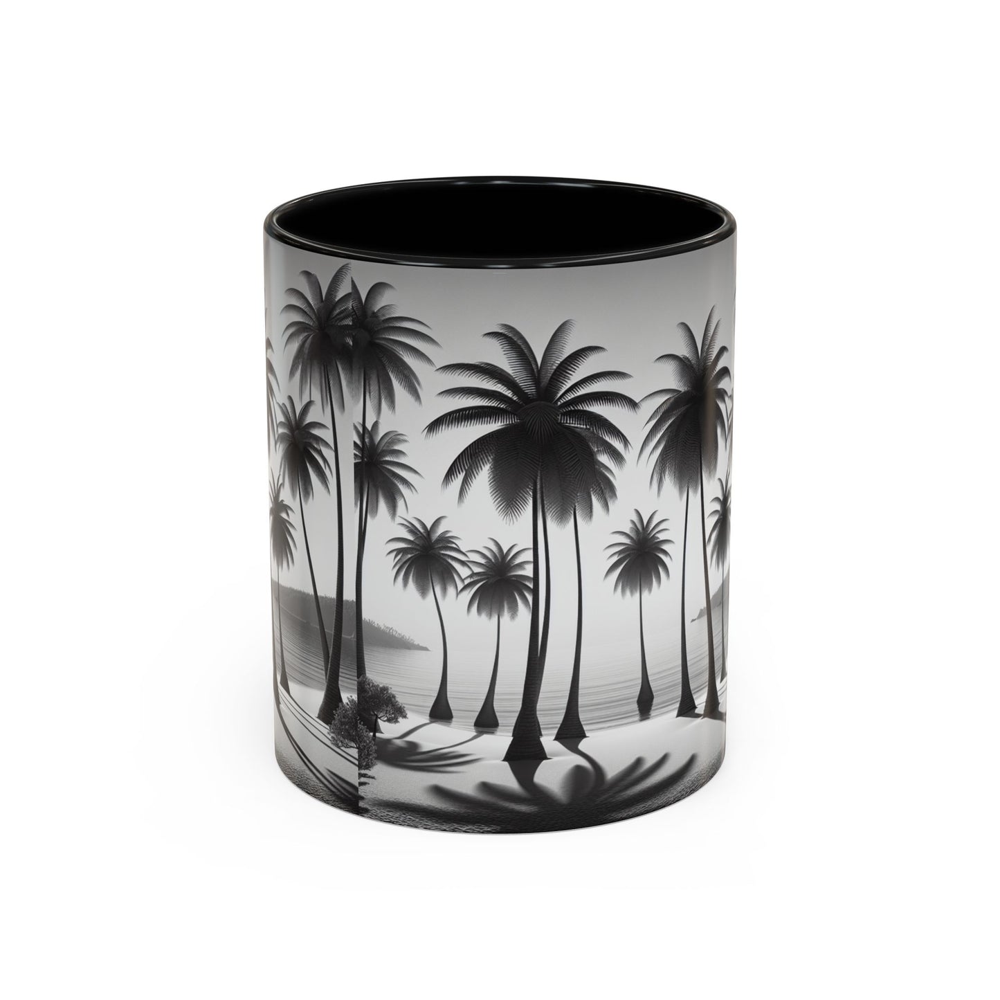 Coffee Mug - B/W Beach