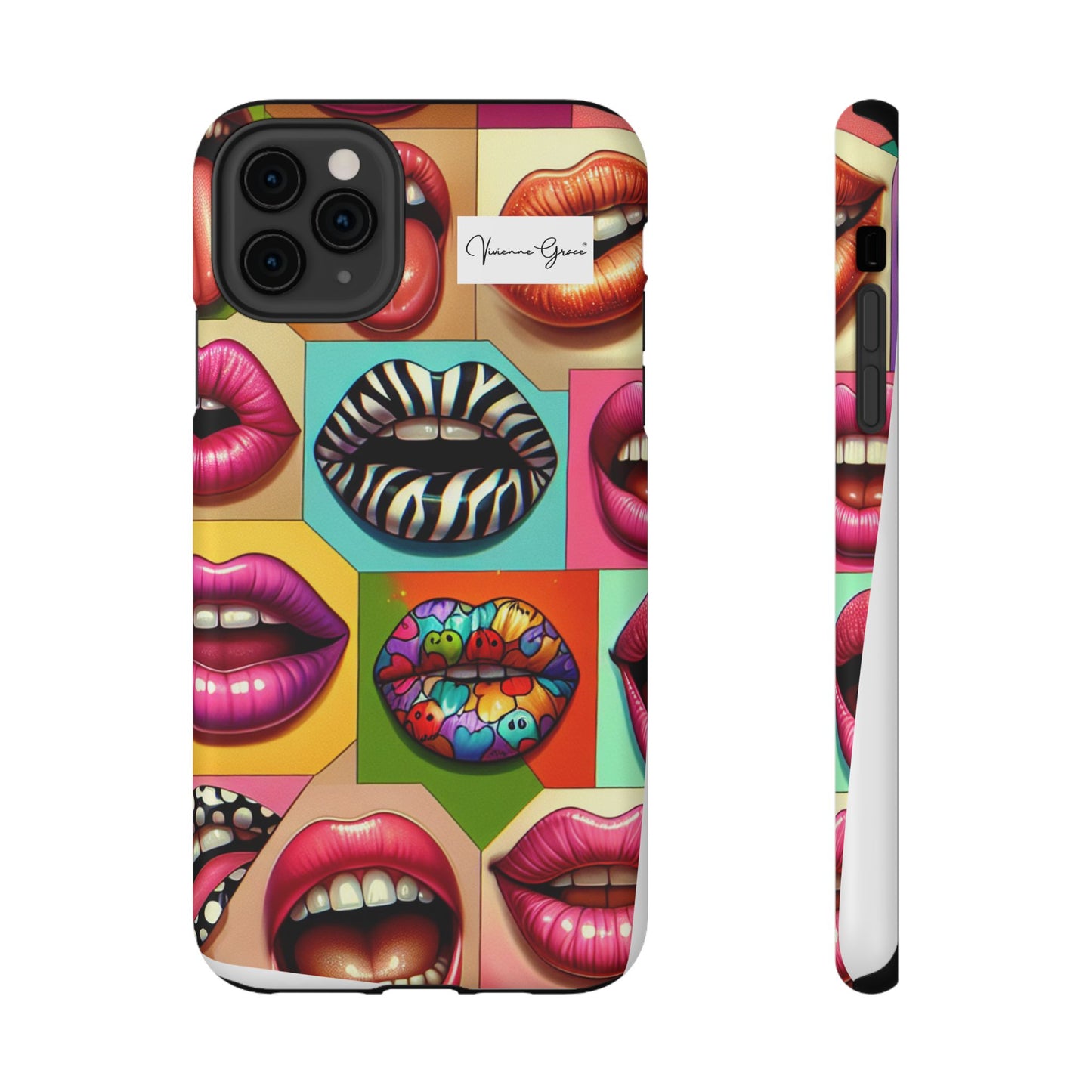 IPhone - Impact-Resistant Case - LIPS - Vivienne Grace