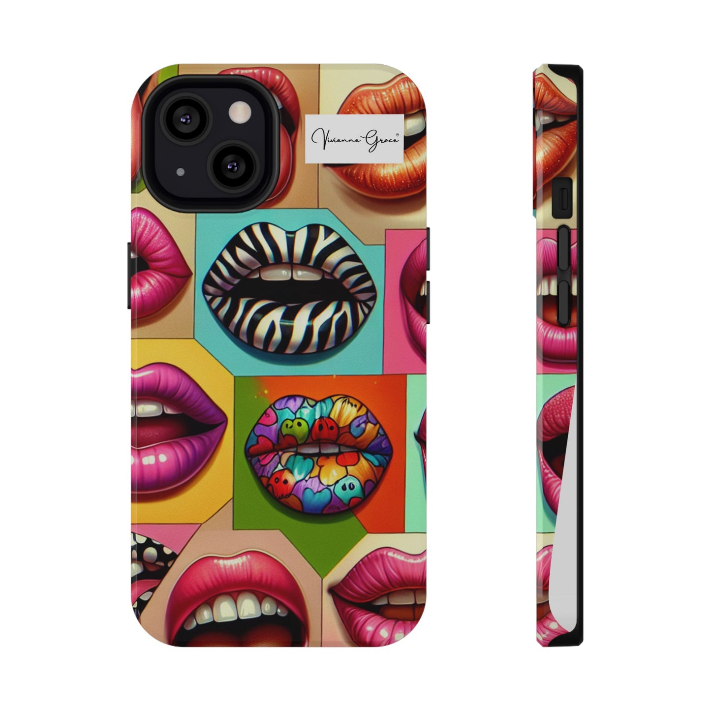 IPhone - Impact-Resistant Case - LIPS - Vivienne Grace