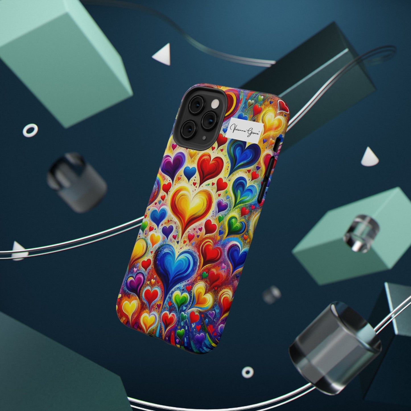 IPhone - Impact-Resistant Case - BRIGHT HEARTS - Vivienne Grace