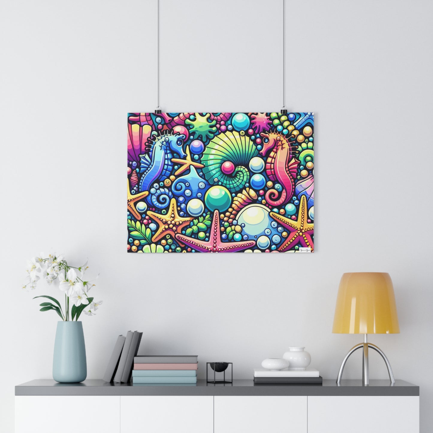 Giclée Art Print - BEACH BAUBLES