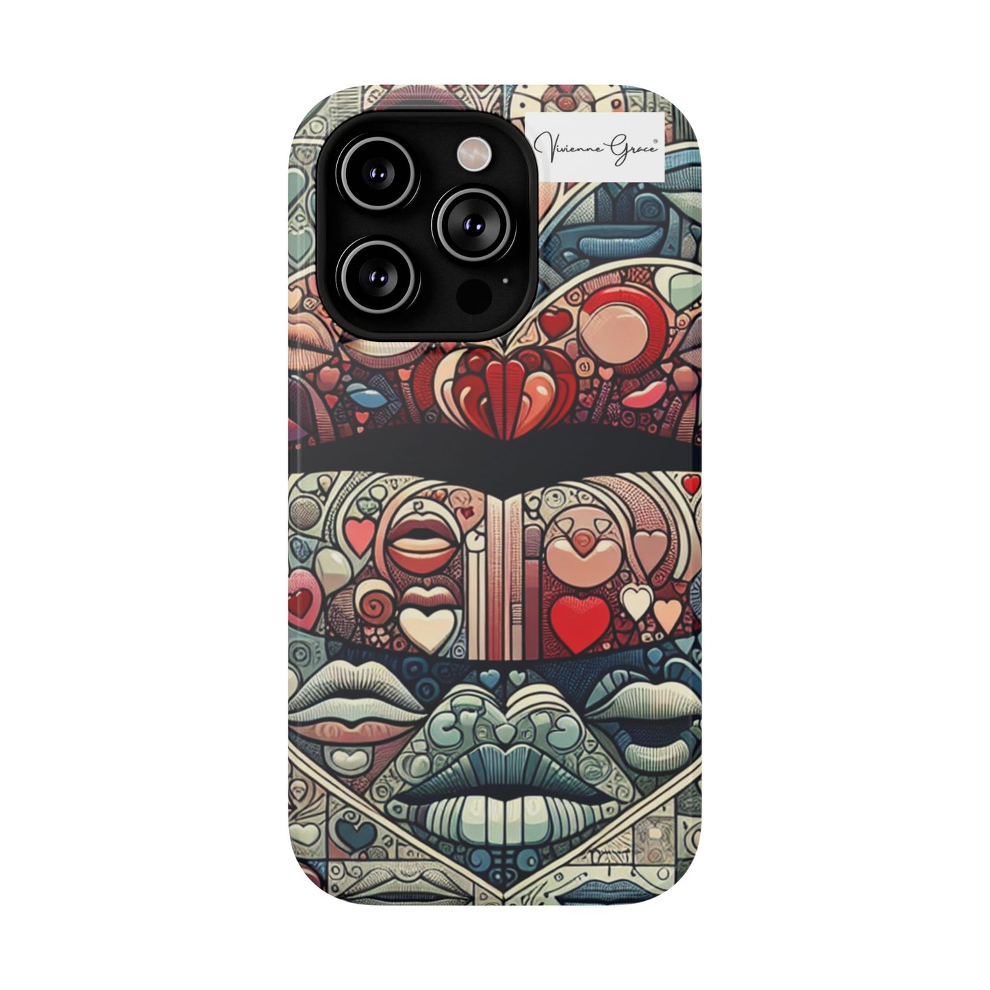 IPhone - Impact-Resistant Cases - BLUE LIPS - Vivienne Grace