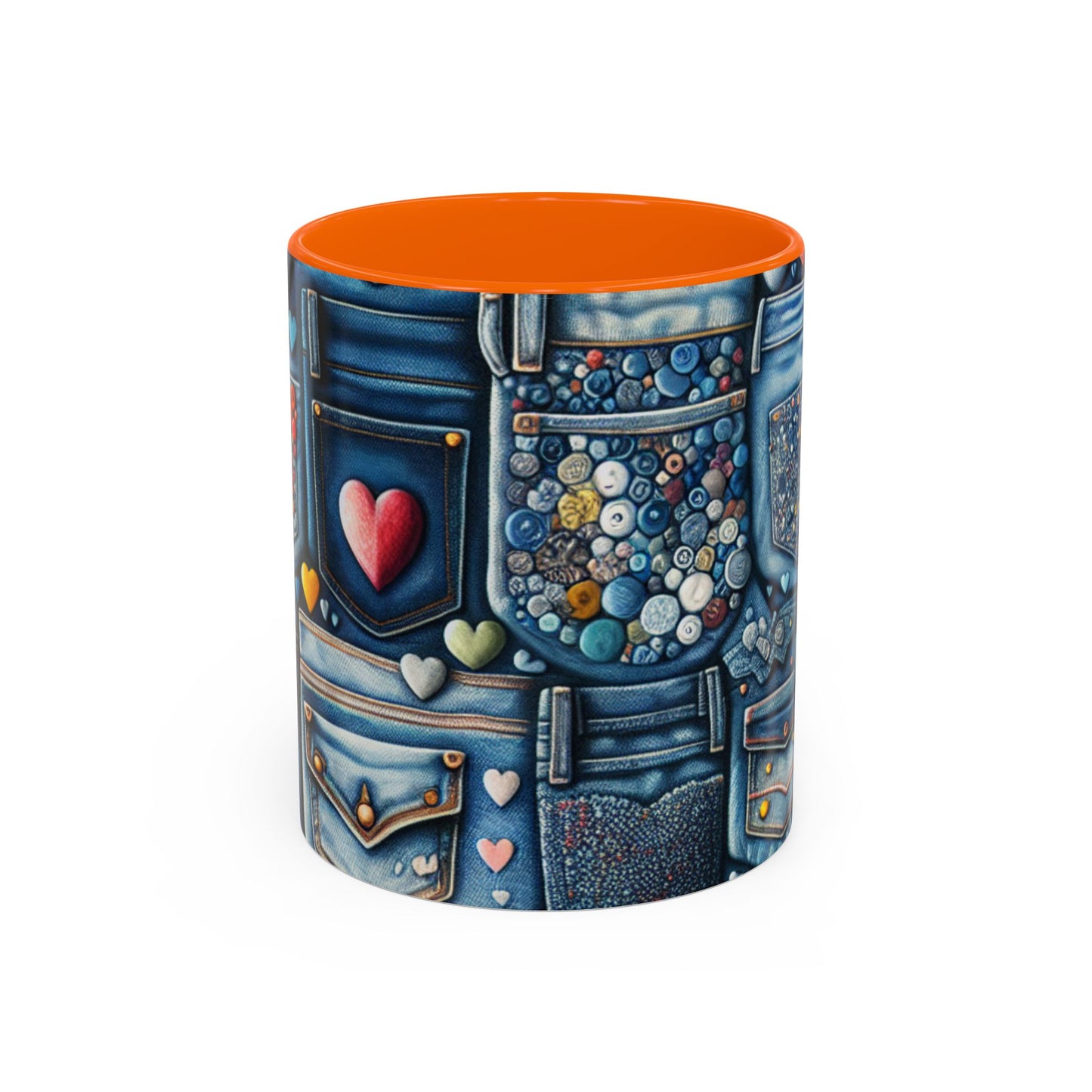 Accent Coffee Mug - BLUE JEANS - Vivienne Grace