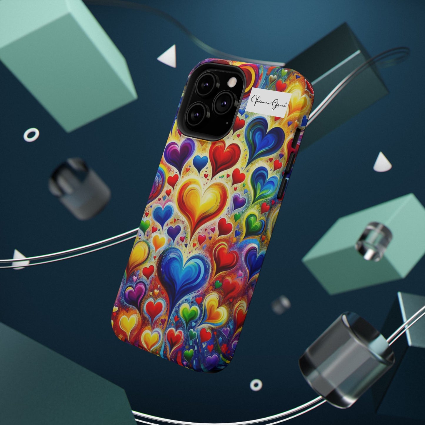 IPhone - Impact-Resistant Case - BRIGHT HEARTS - Vivienne Grace