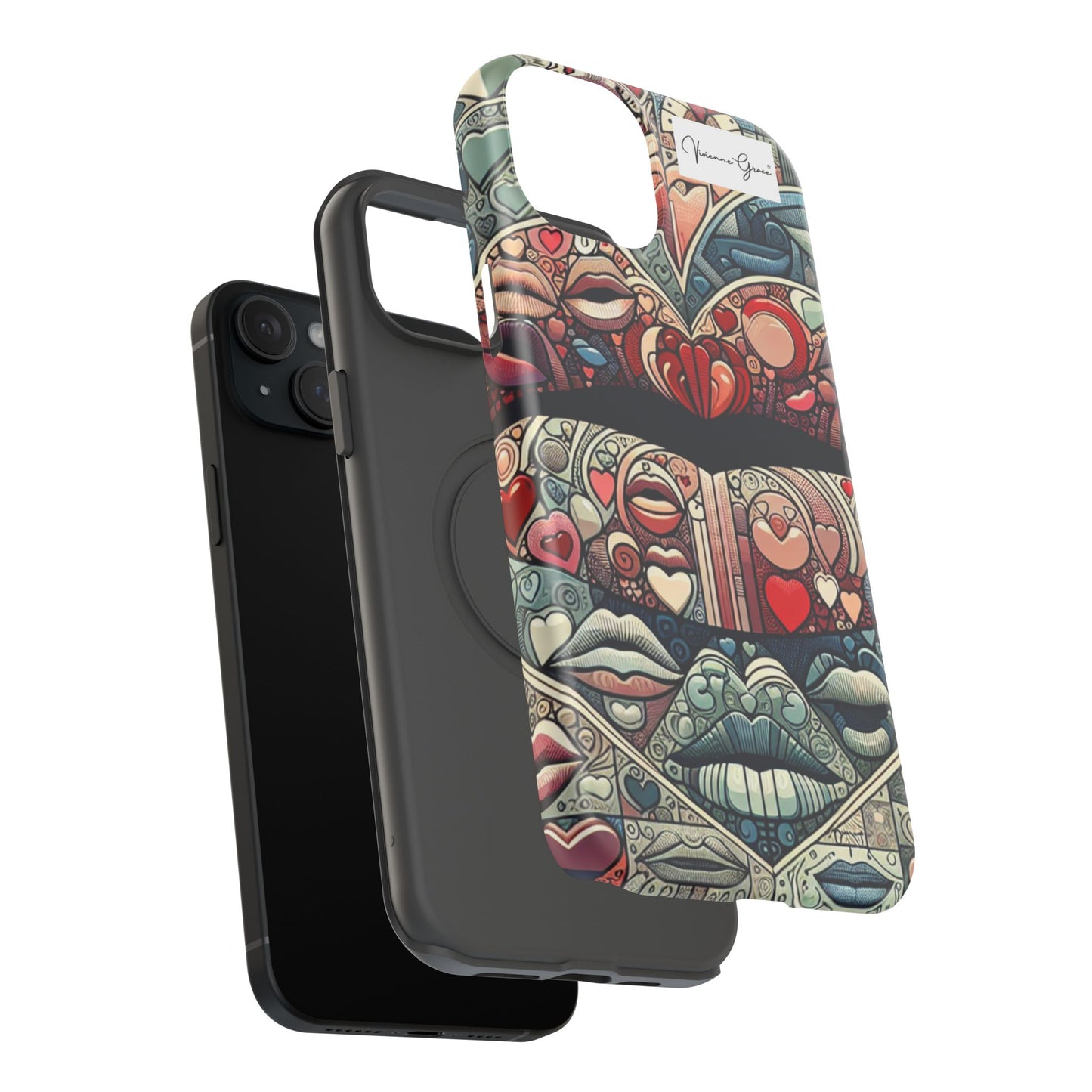 IPhone - Impact-Resistant Cases - BLUE LIPS - Vivienne Grace