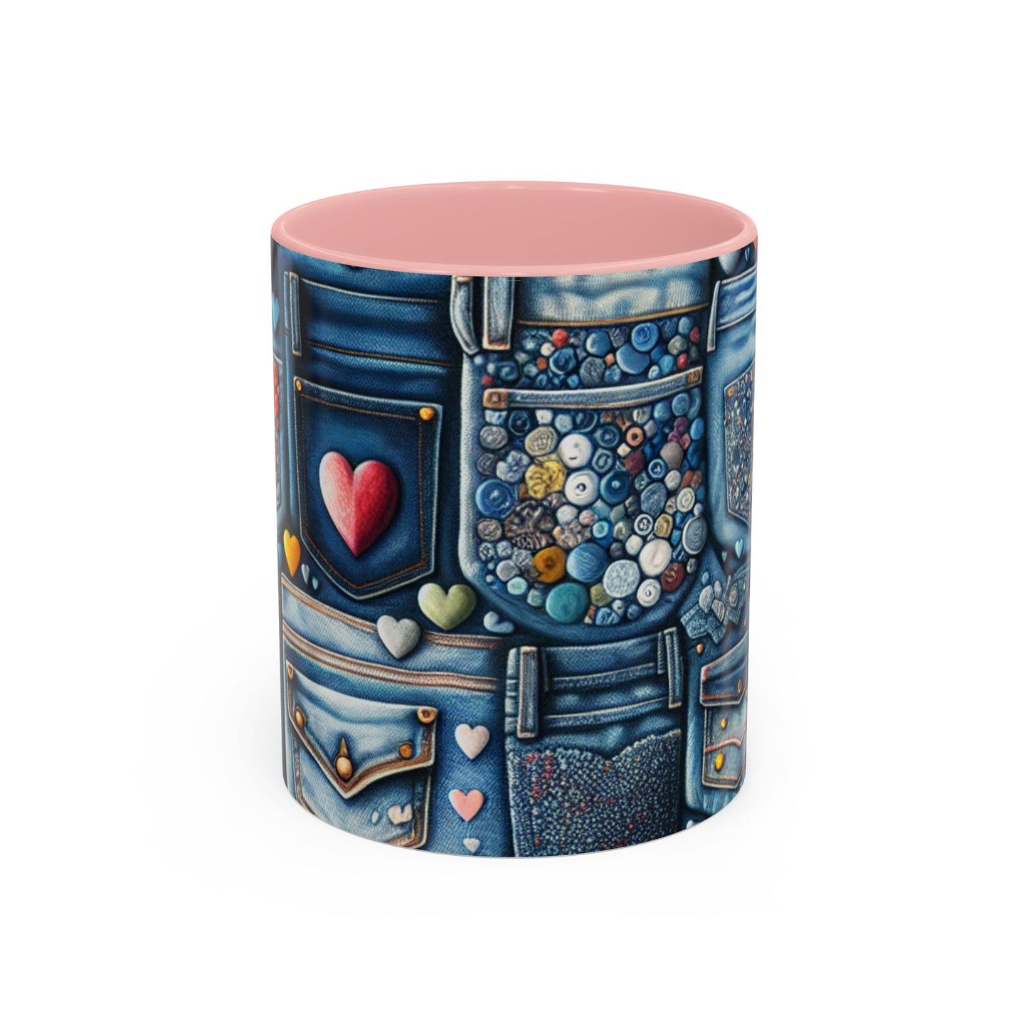 Accent Coffee Mug - BLUE JEANS - Vivienne Grace