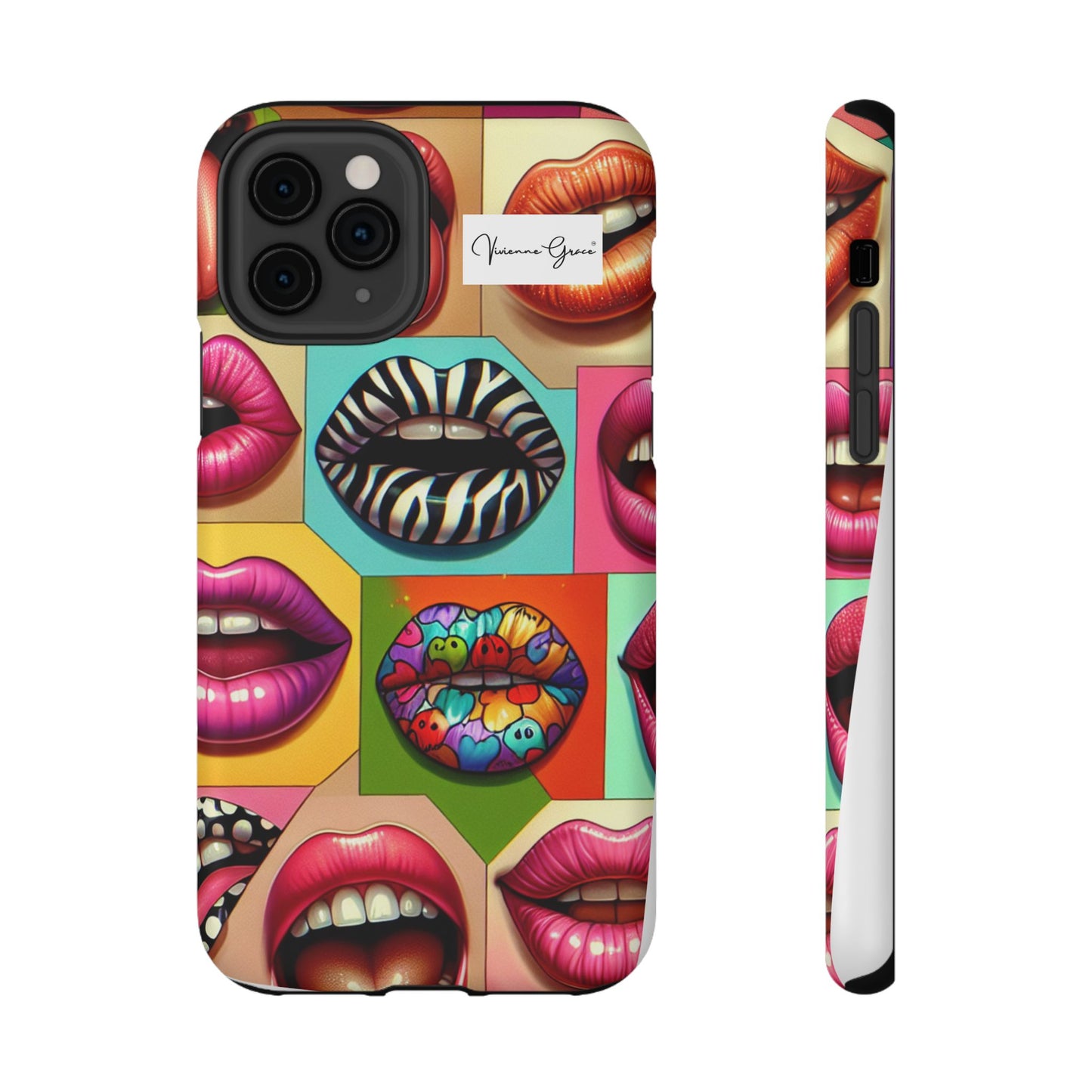 IPhone - Impact-Resistant Case - LIPS - Vivienne Grace