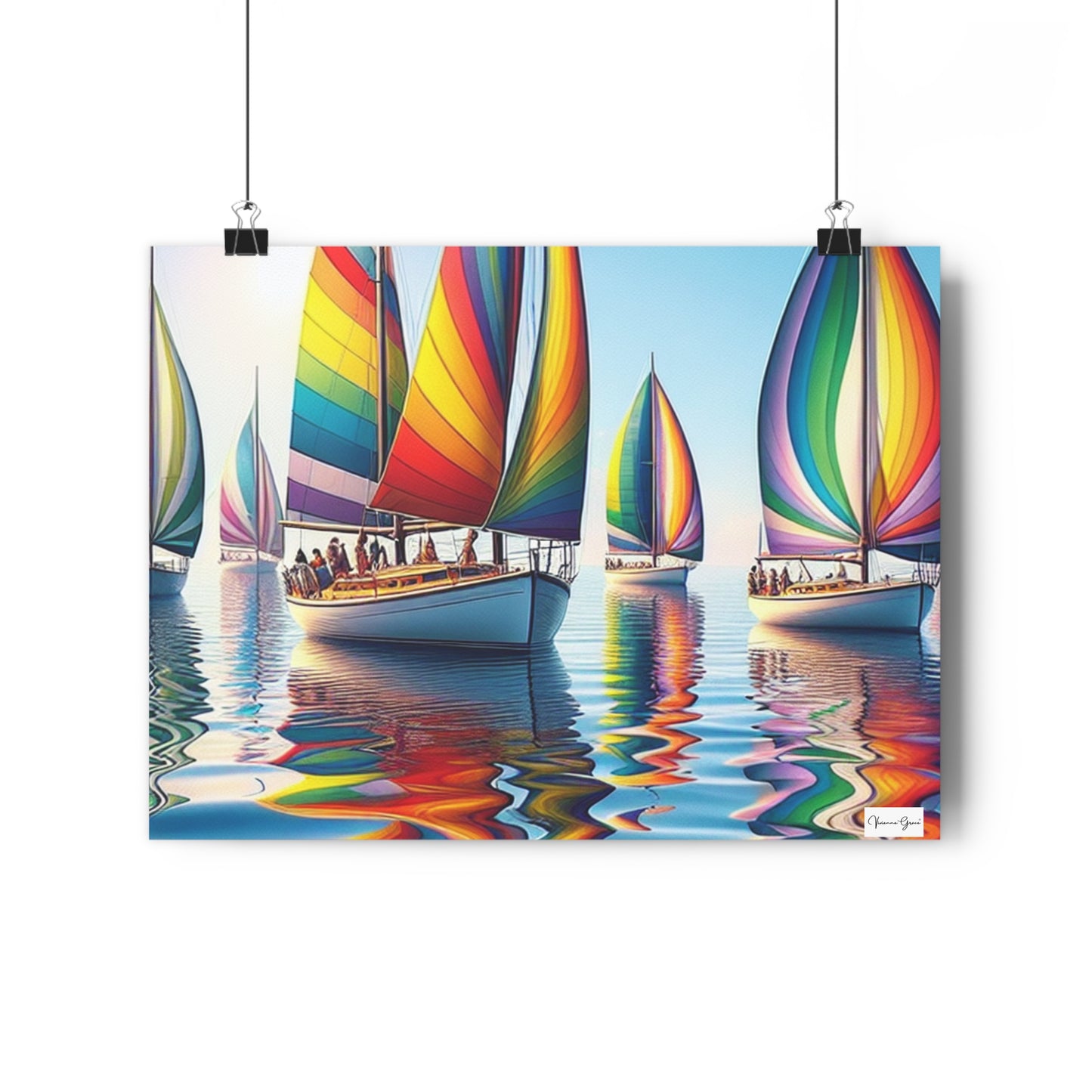 Giclée Art Print - SAILBOATS - Vivienne Grace