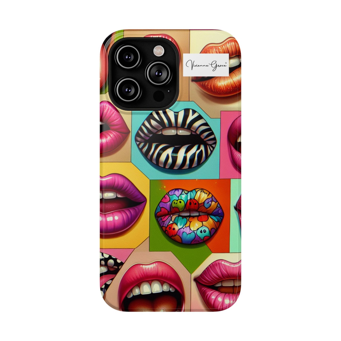 IPhone - Impact-Resistant Case - LIPS - Vivienne Grace