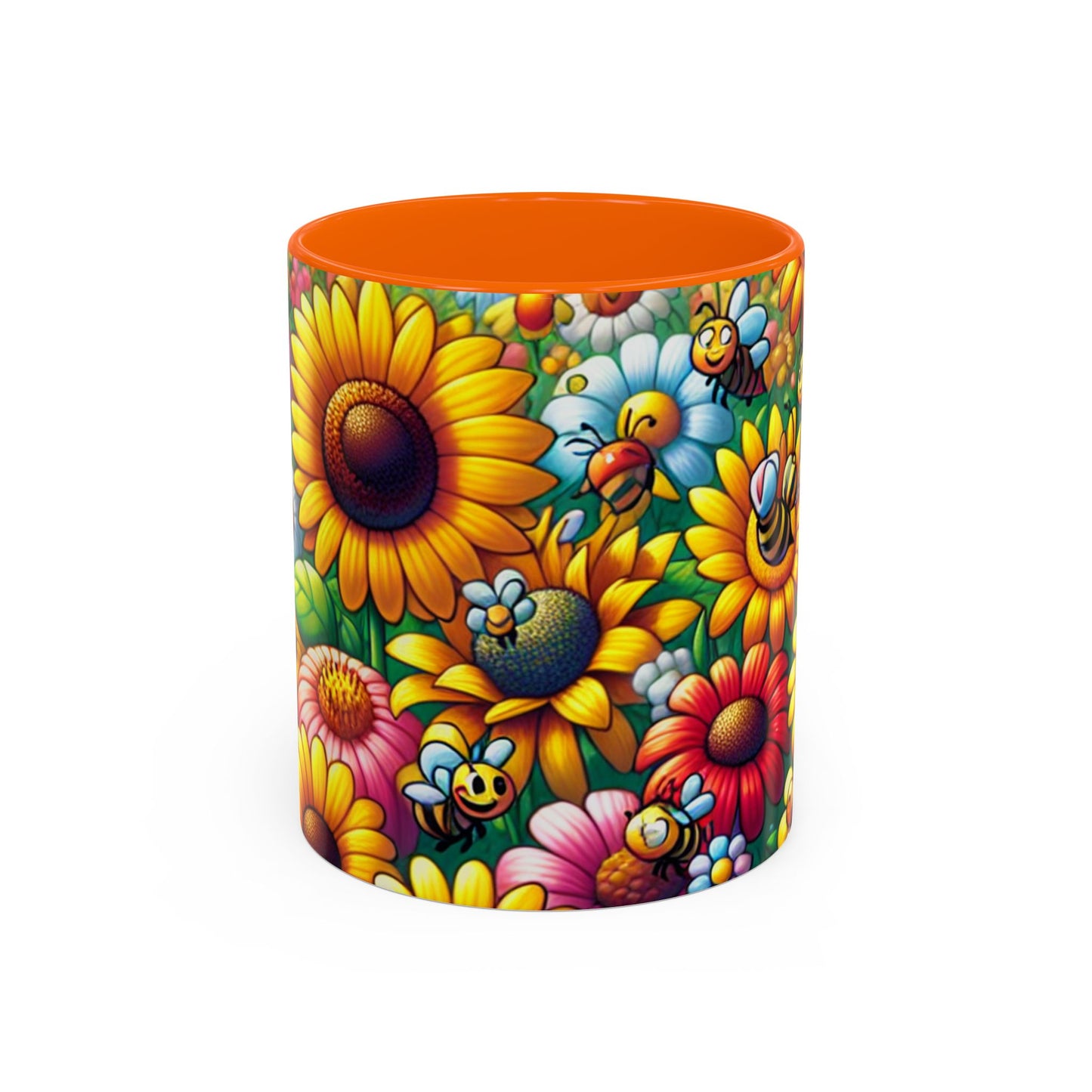 Coffee Mug - SUNFLOWERS/BEES - Vivienne Grace