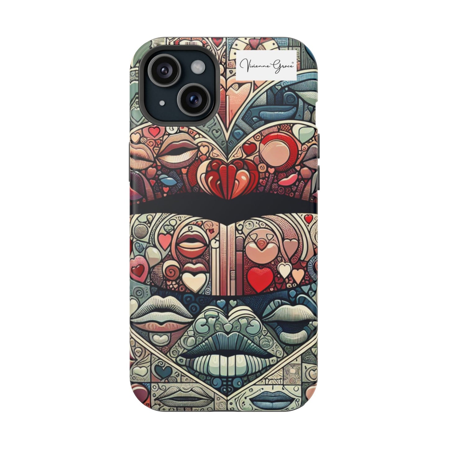 IPhone - Impact-Resistant Cases - BLUE LIPS - Vivienne Grace