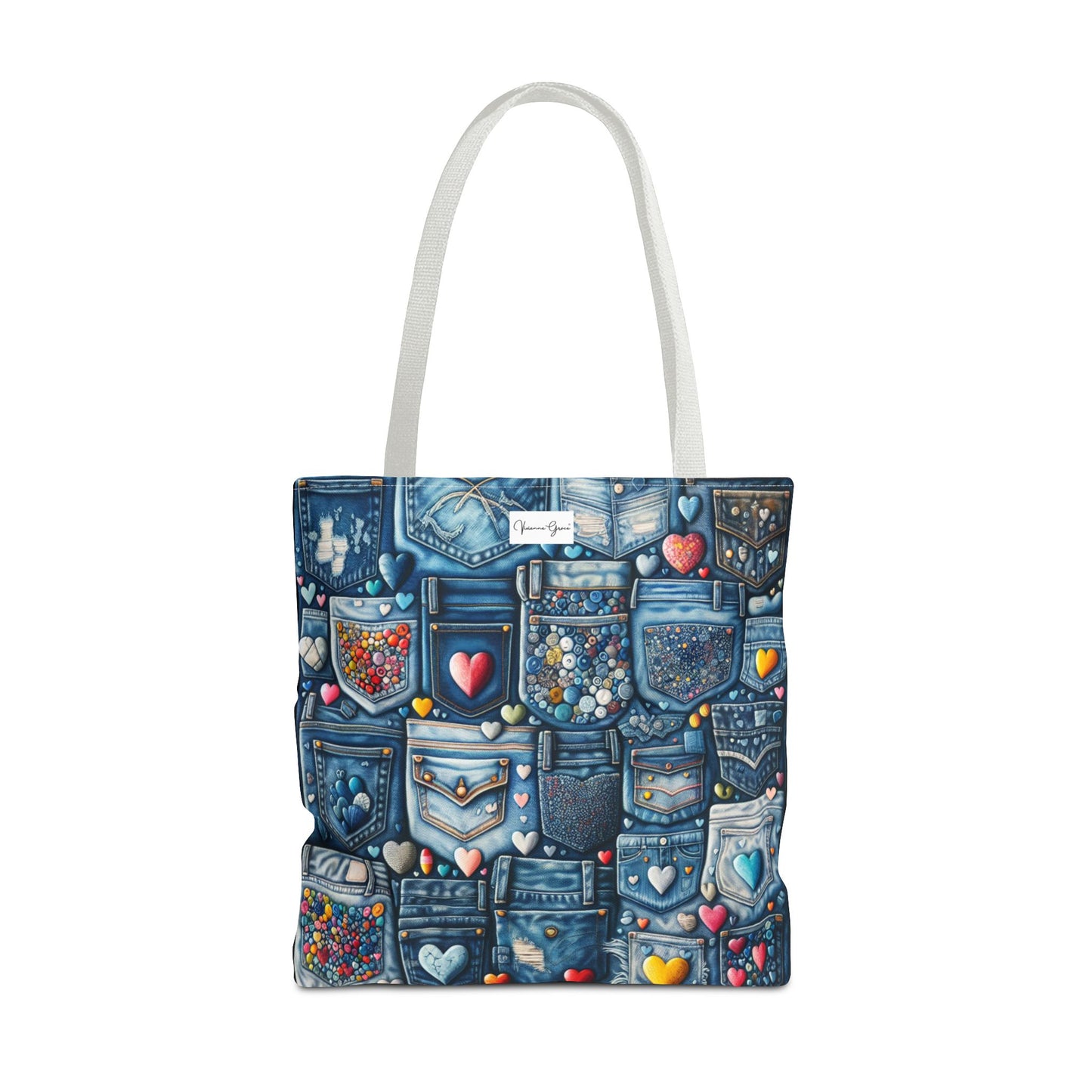 Tote Bag - BLUE JEANS - Vivienne Grace