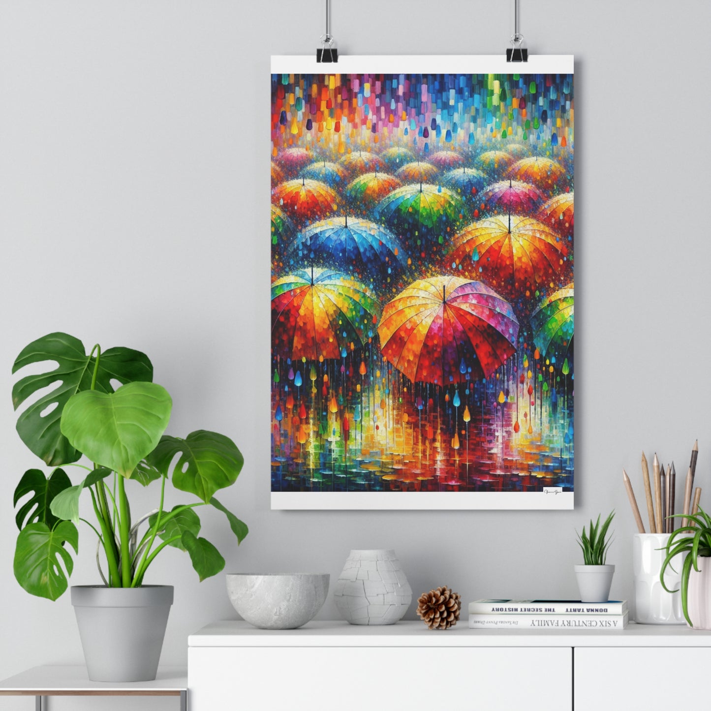 Giclée Art Print - Umbrellas - Vivienne Grace
