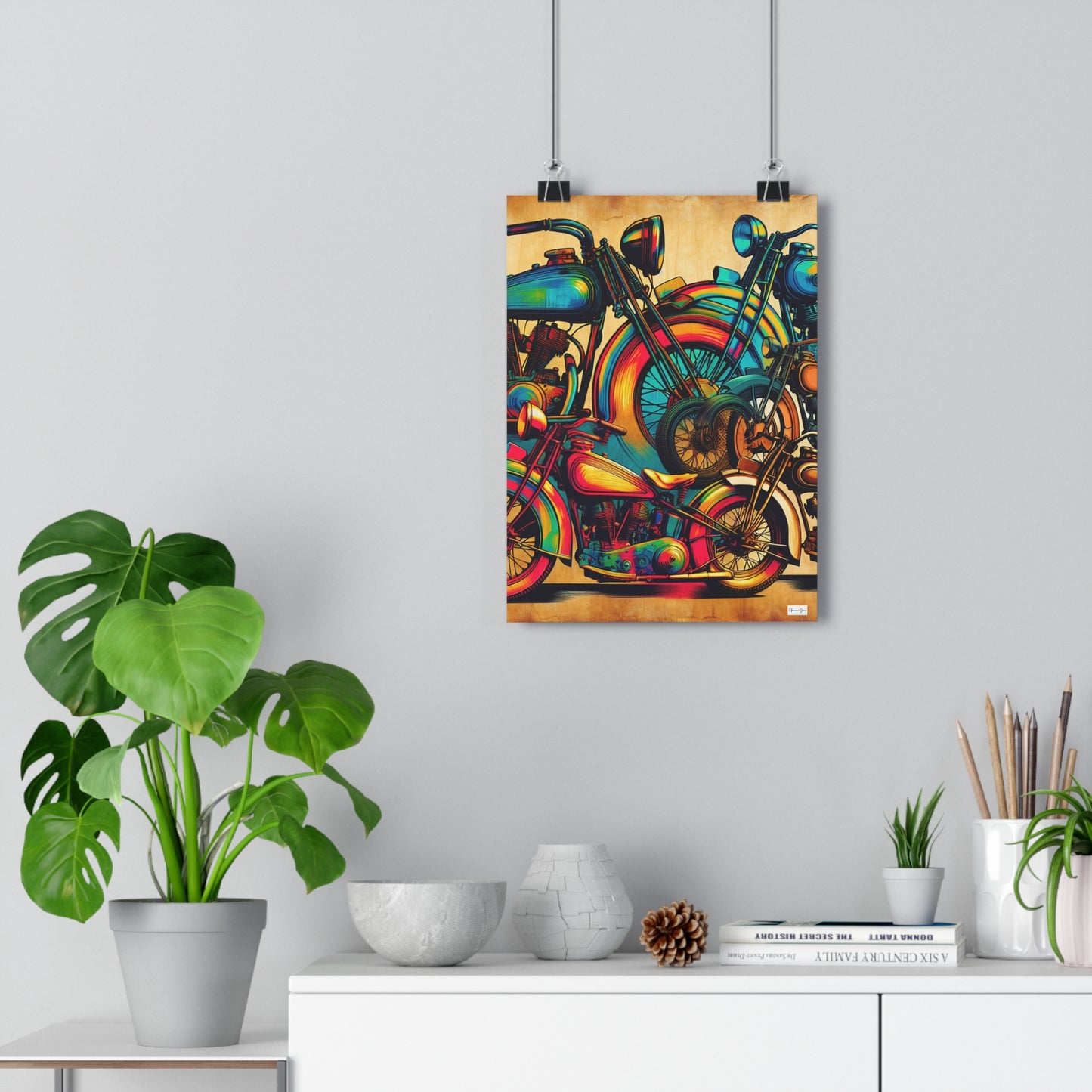 Giclée Art Print - Motorcycles - Vivienne Grace