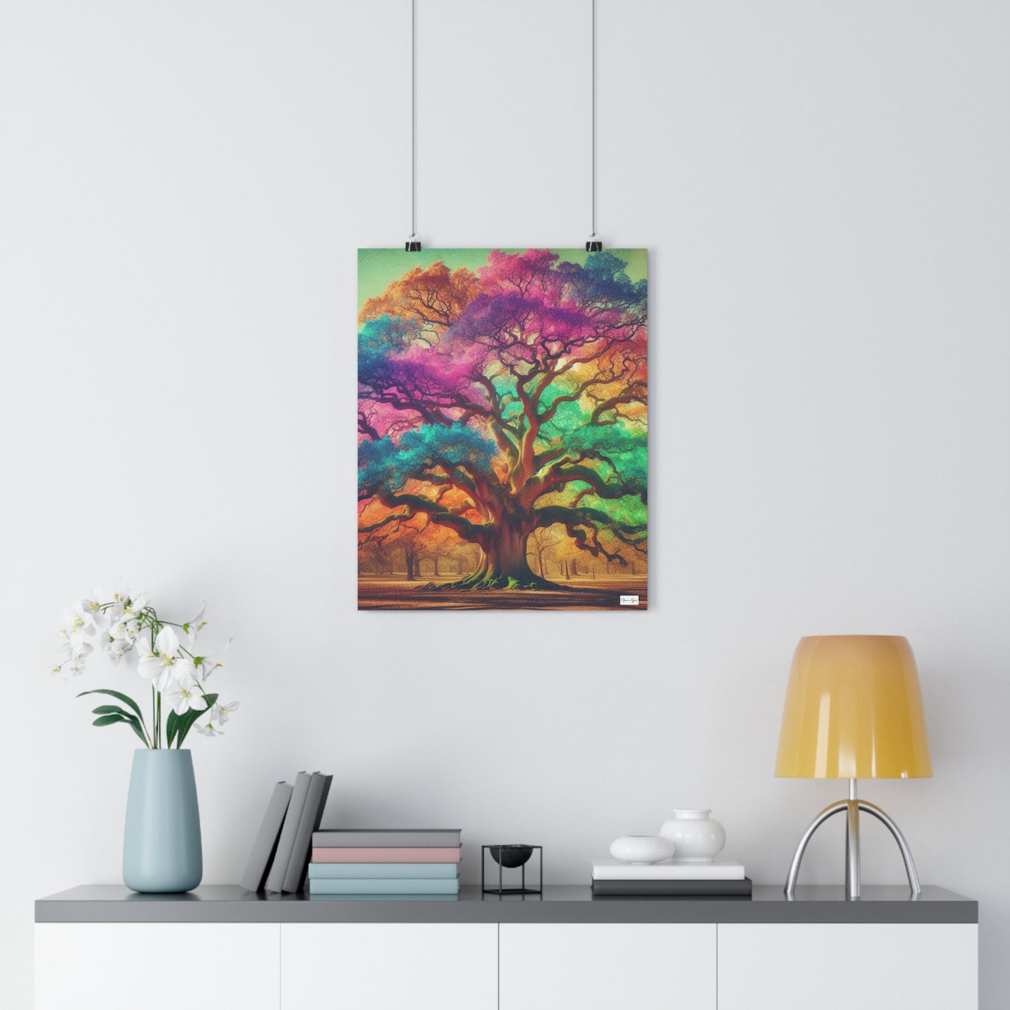 Giclée Art Print - Colorful Oak - Vivienne Grace
