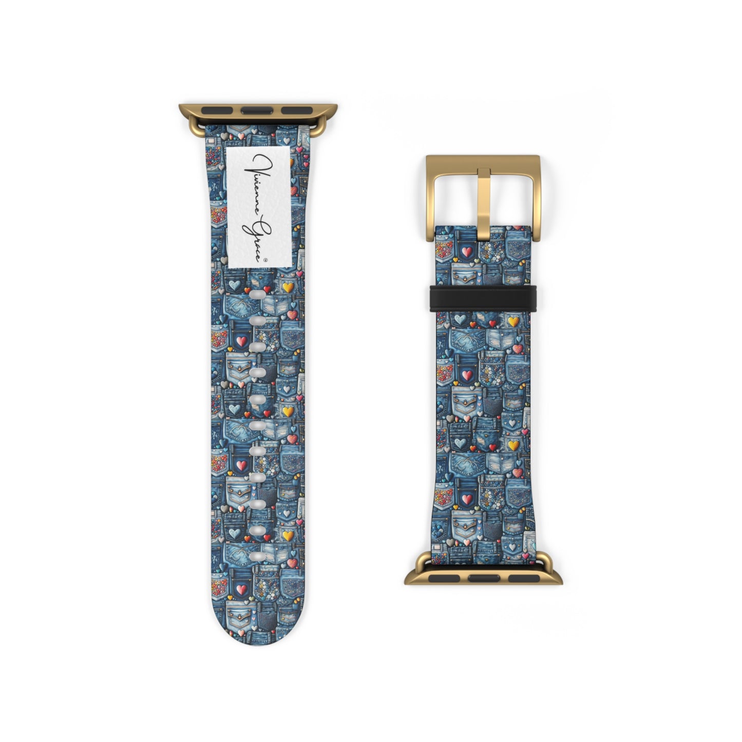 Watch Band - BLUE JEANS - Vivienne Grace