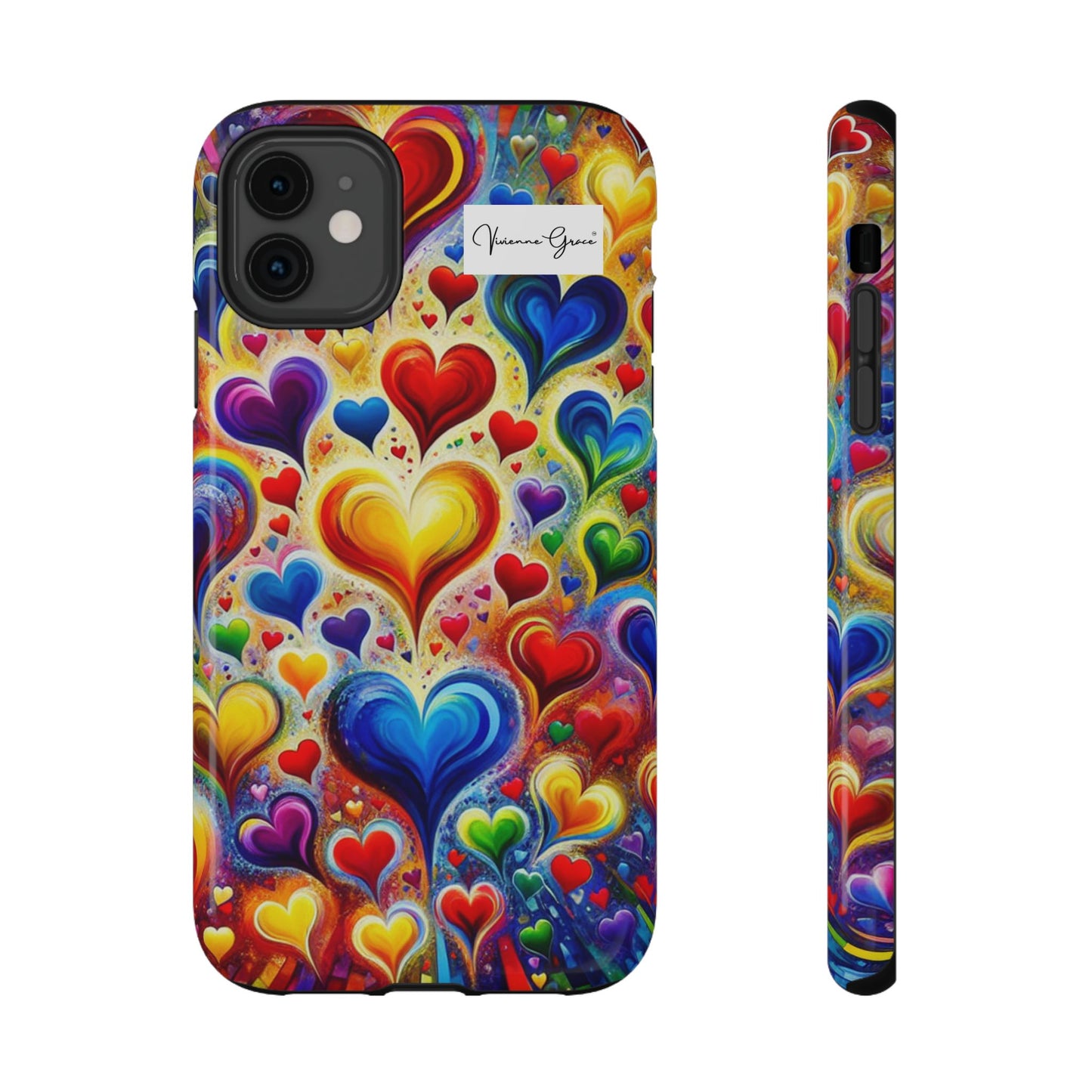 IPhone - Impact-Resistant Case - BRIGHT HEARTS - Vivienne Grace