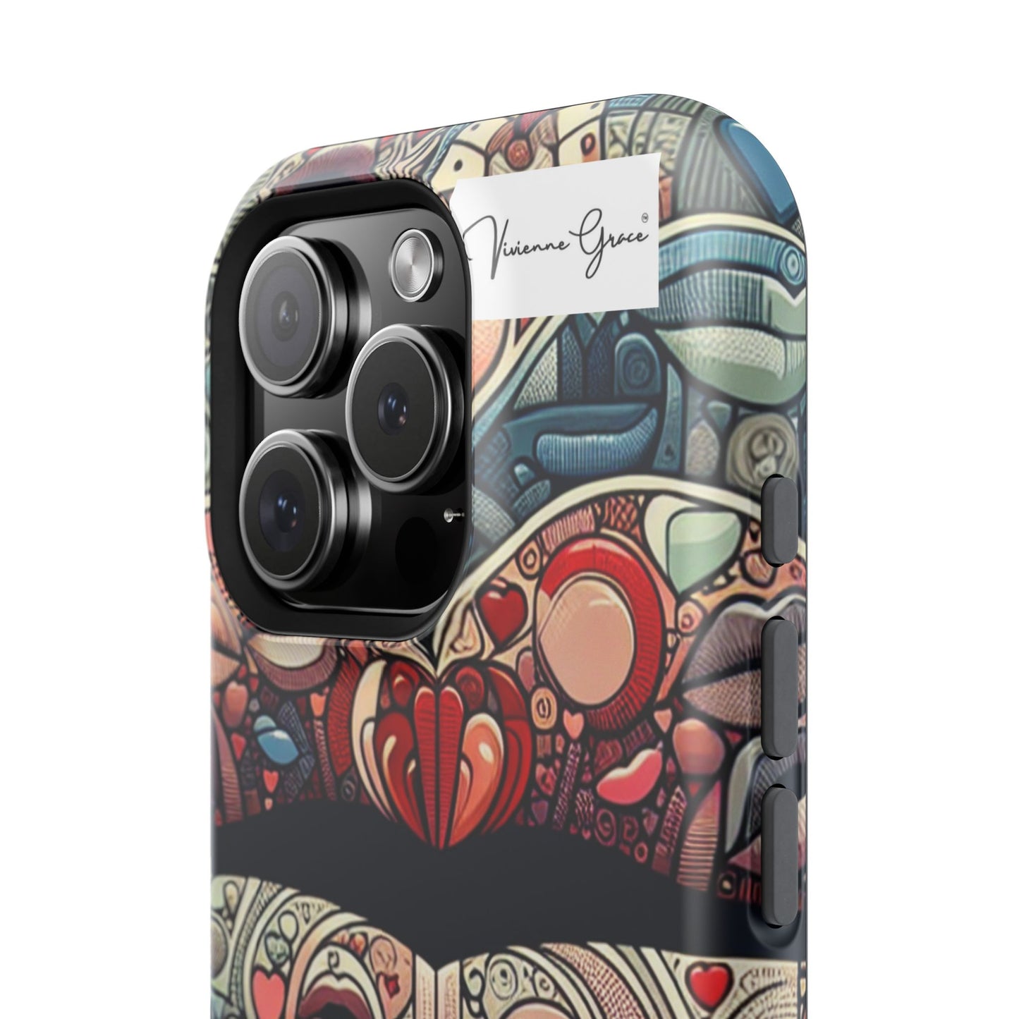 IPhone - Impact-Resistant Cases - BLUE LIPS - Vivienne Grace