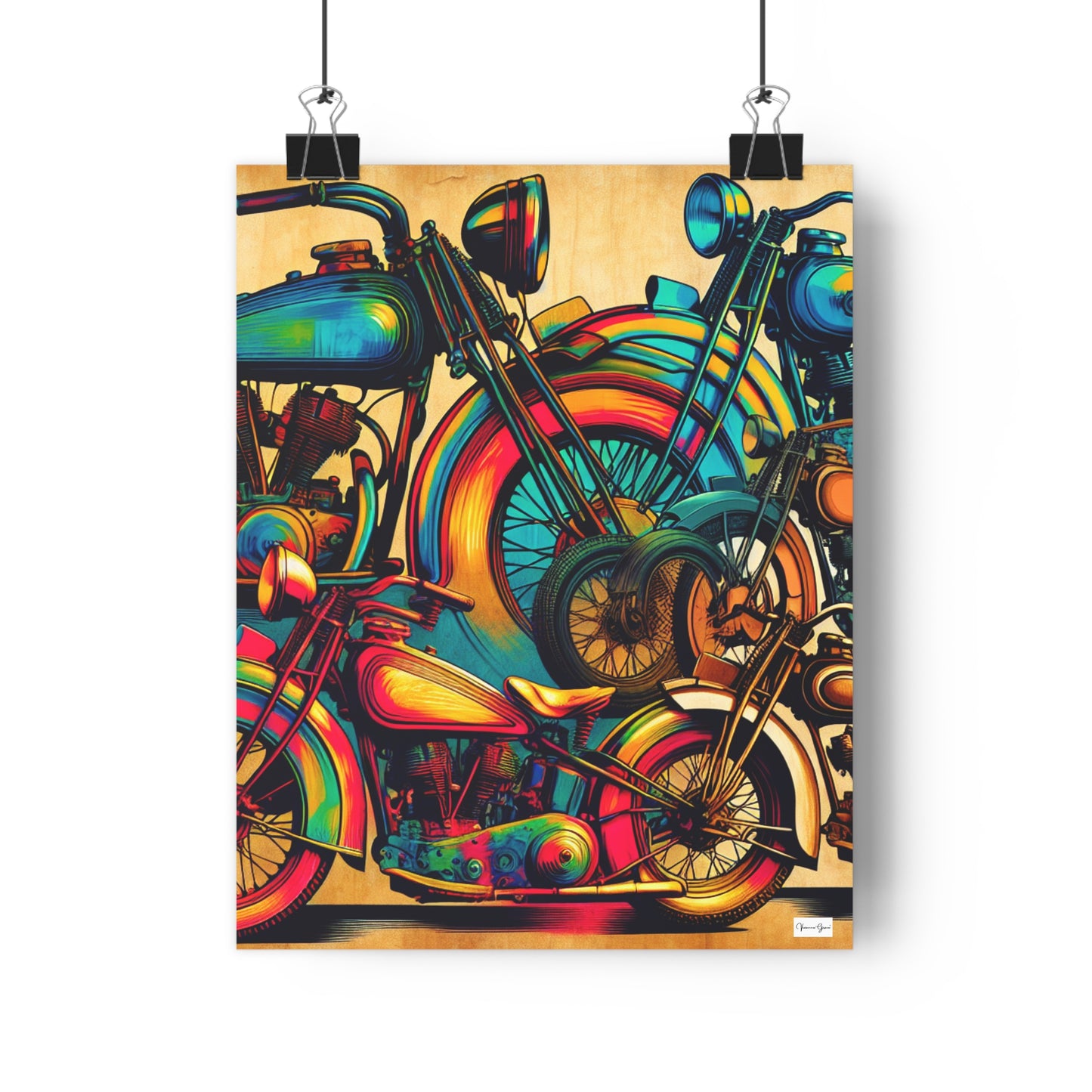 Giclée Art Print - Motorcycles - Vivienne Grace