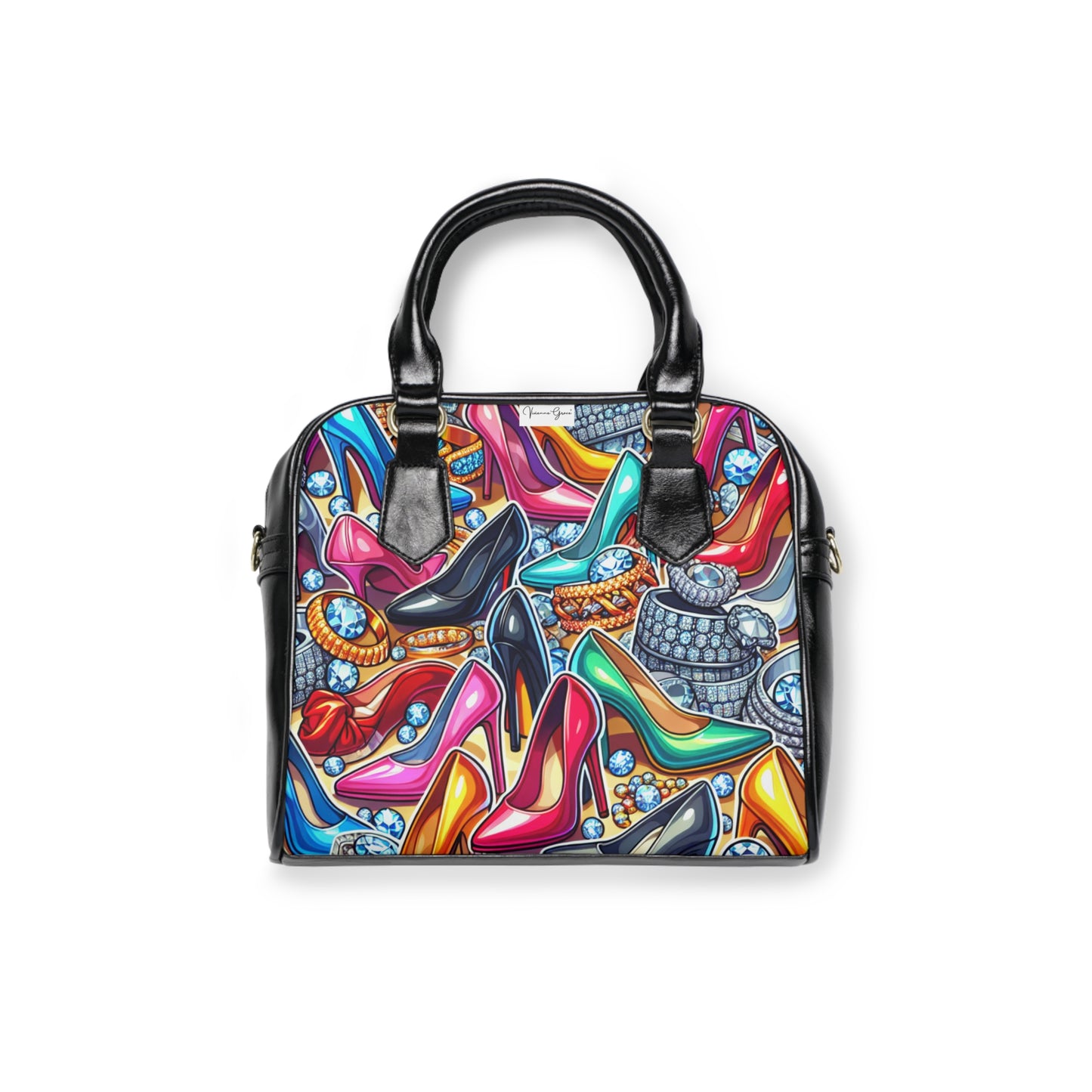 Shoulder Handbag - STILETTO HEELS - Vivienne Grace