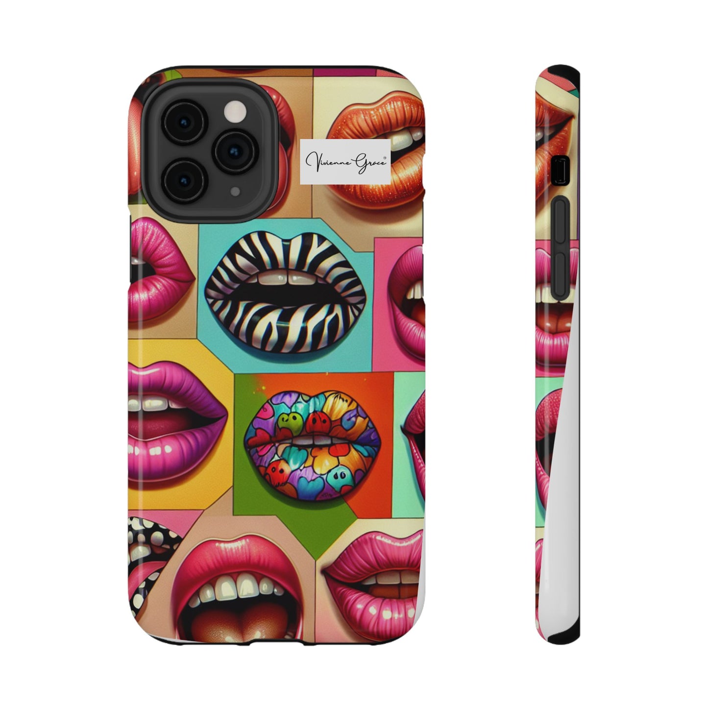 IPhone - Impact-Resistant Case - LIPS - Vivienne Grace
