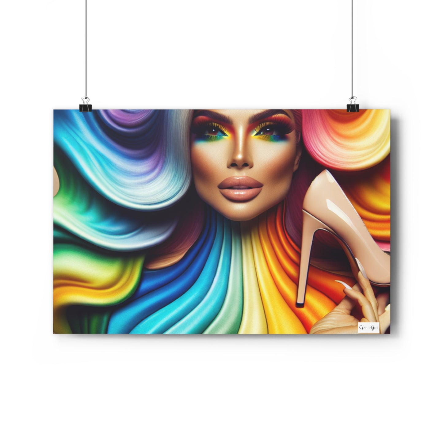 Giclée Art Print - Glamorous - Vivienne Grace