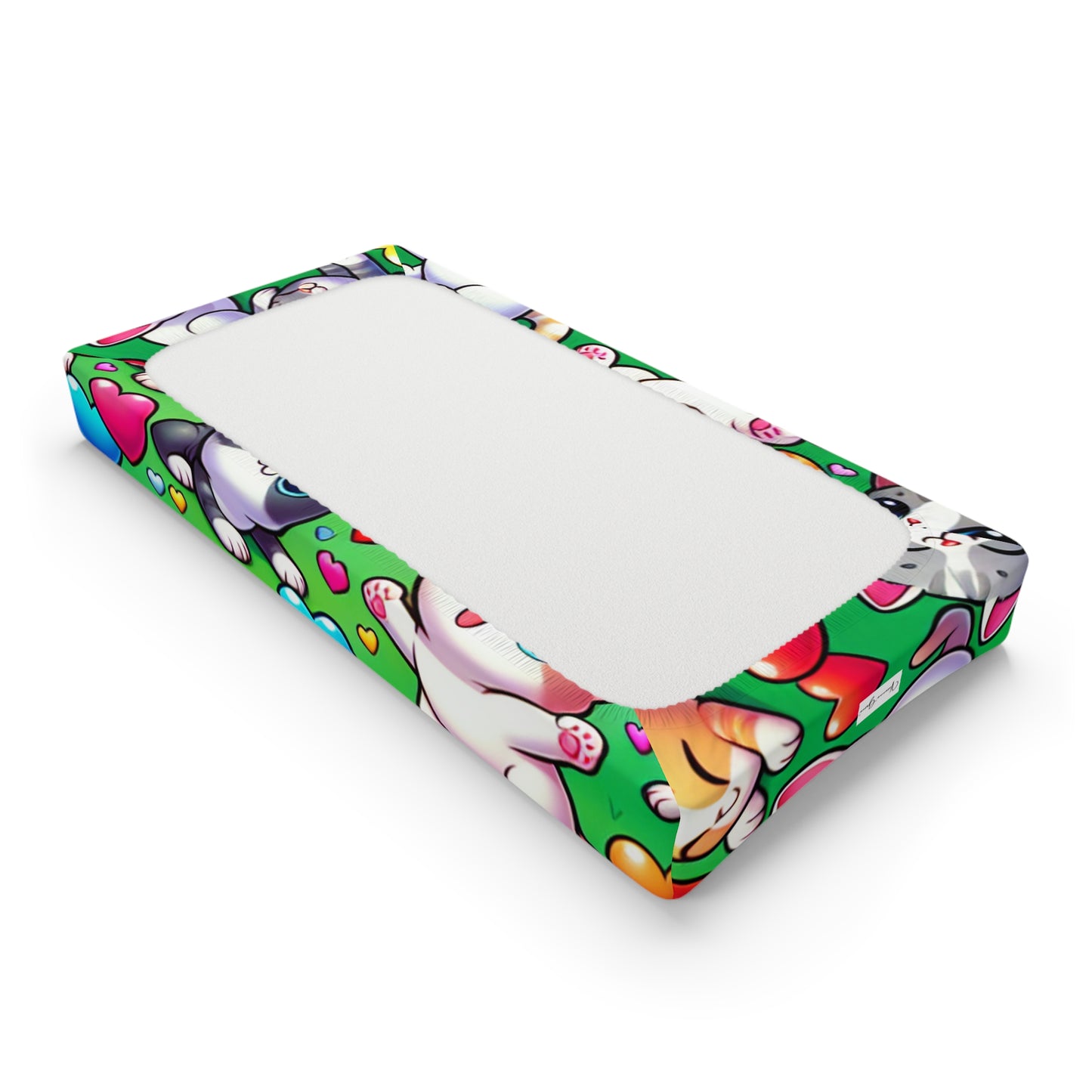 Baby Changing Pad - BRIGHT KITTENS - Vivienne Grace