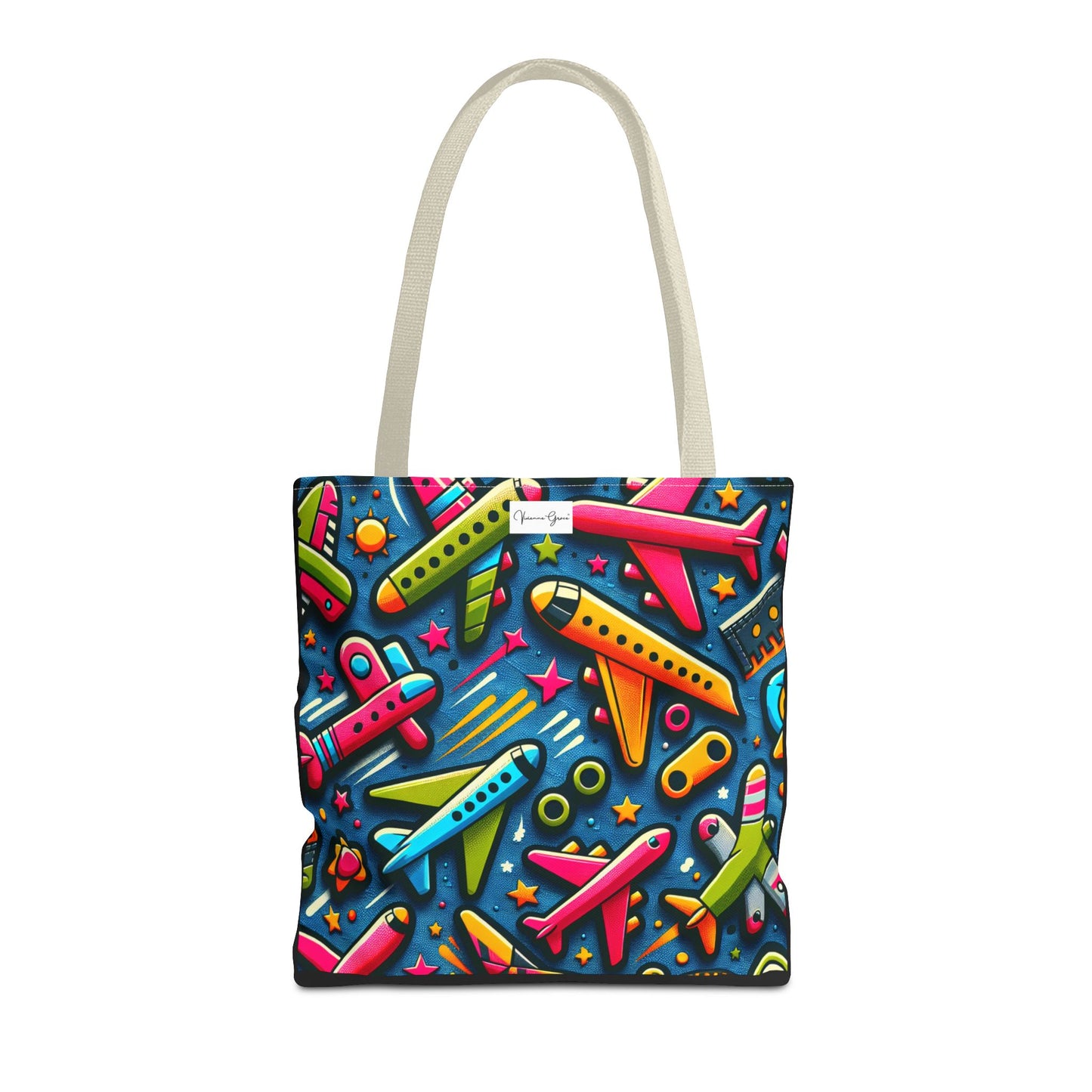 Tote Bag - AIRPLANES - Vivienne Grace