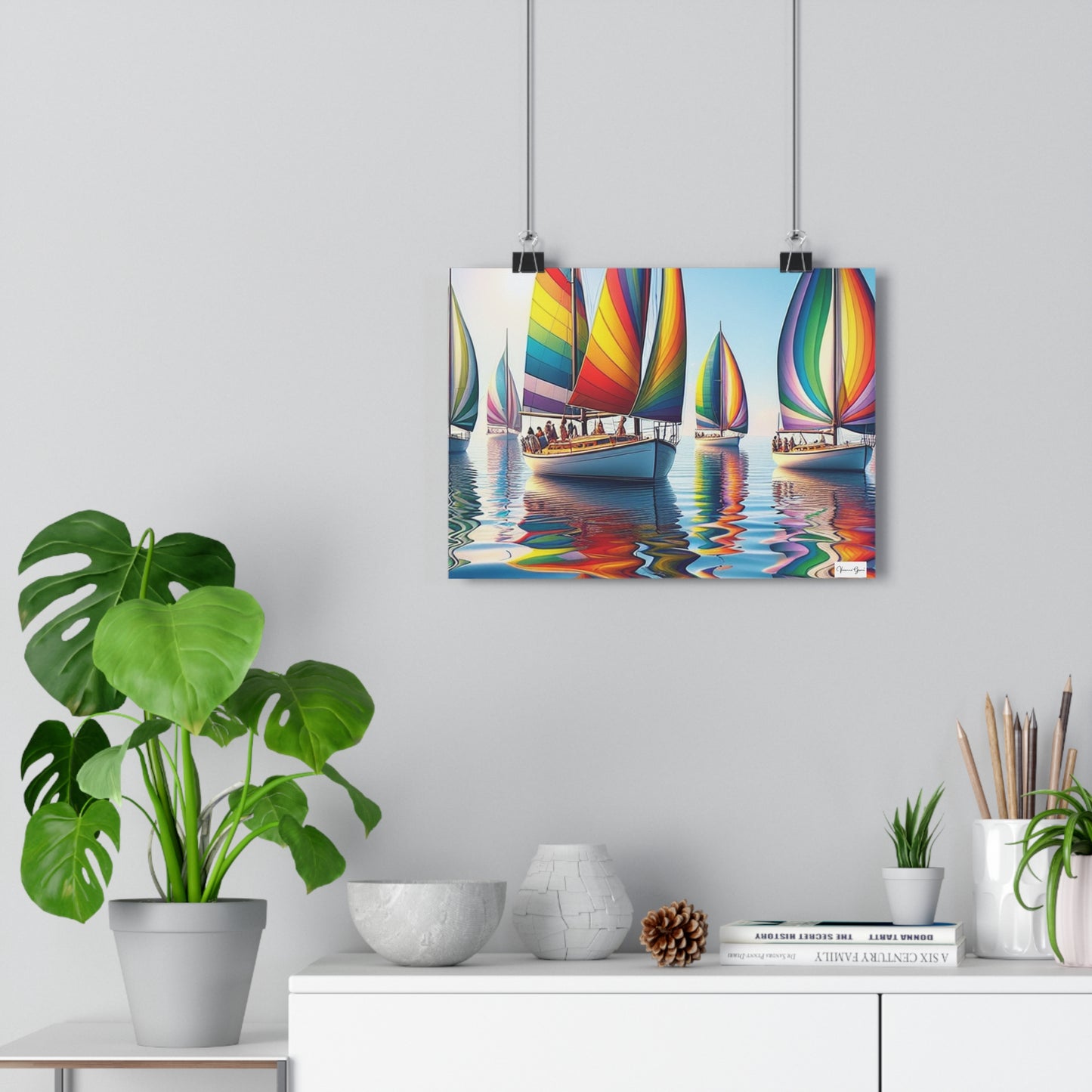 Giclée Art Print - SAILBOATS - Vivienne Grace