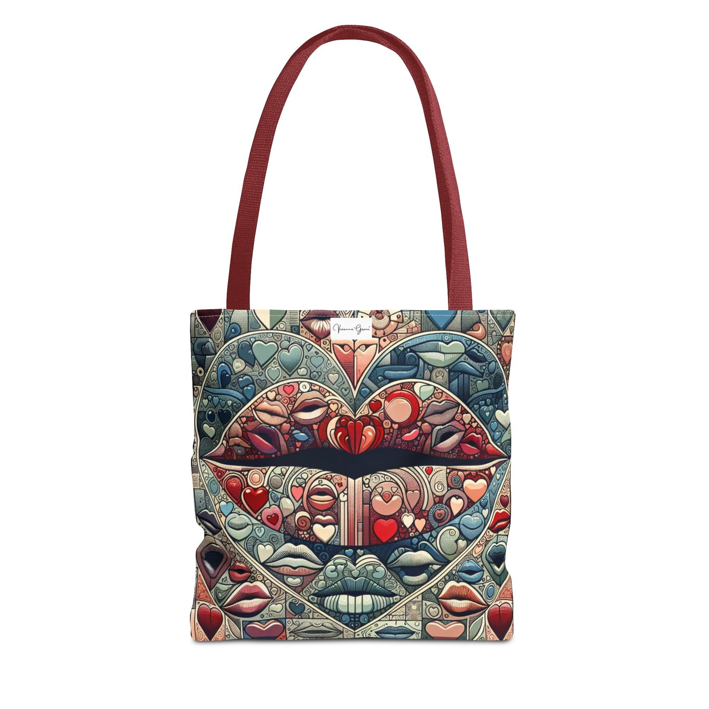 Tote Bag - BLUE LIPS - Vivienne Grace
