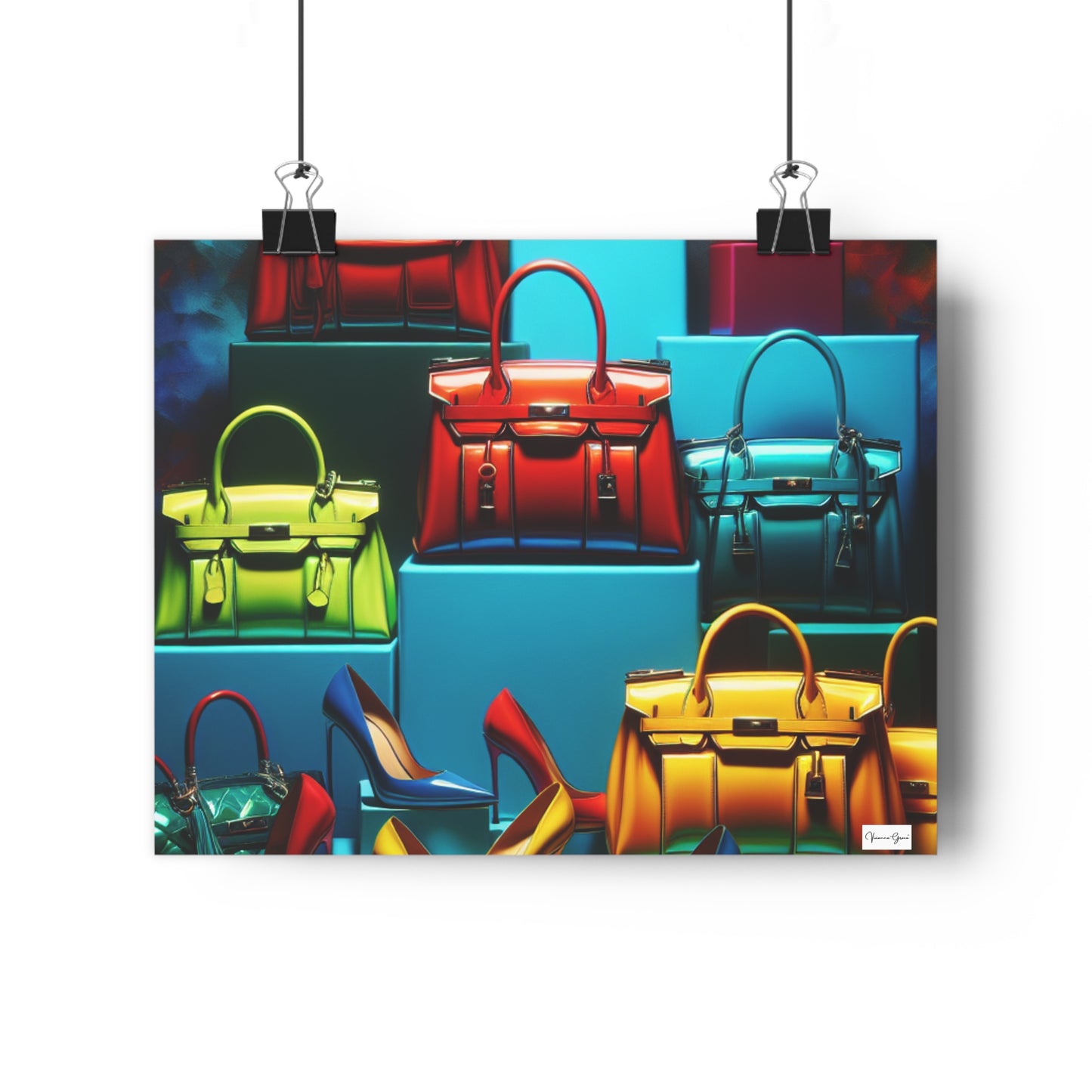 Giclée Art Print - Handbags/Stilettos - Vivienne Grace
