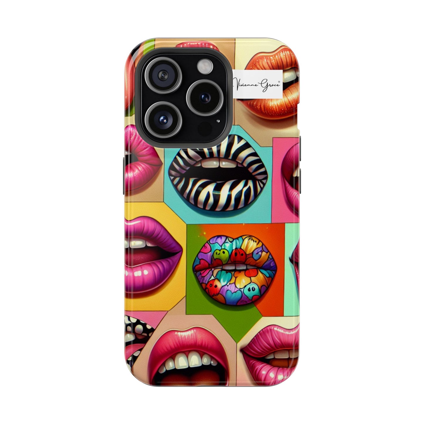 IPhone - Impact-Resistant Case - LIPS - Vivienne Grace