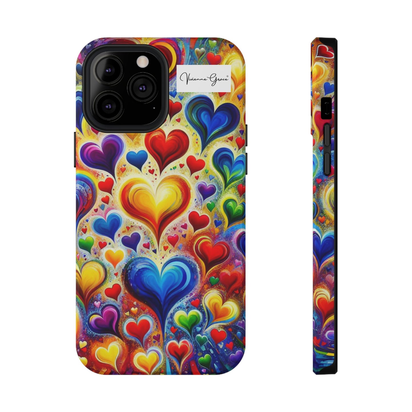 IPhone - Impact-Resistant Case - BRIGHT HEARTS - Vivienne Grace
